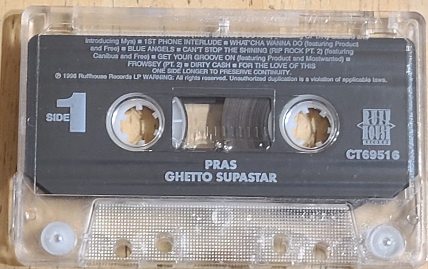 Pras Ghetto Supastar Cassette Tape