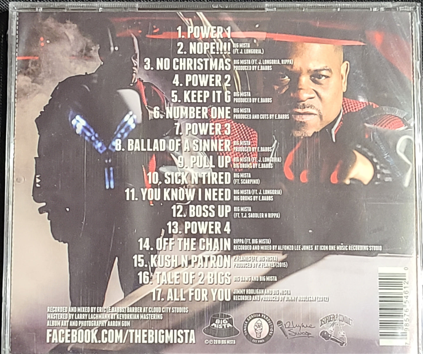Big Mista Back For The First Time For The Last Time CD Rare HTF OOP