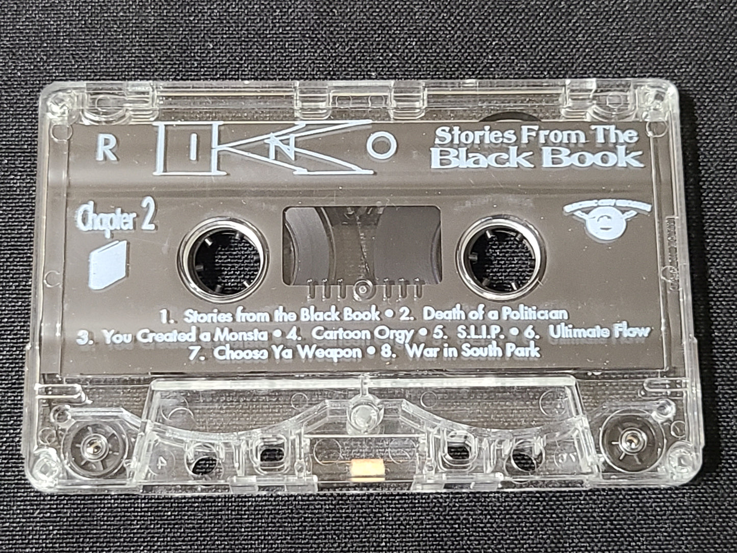 K-rino Stories From The Black Book Cassette Tape South Park Coalition Rare HTF