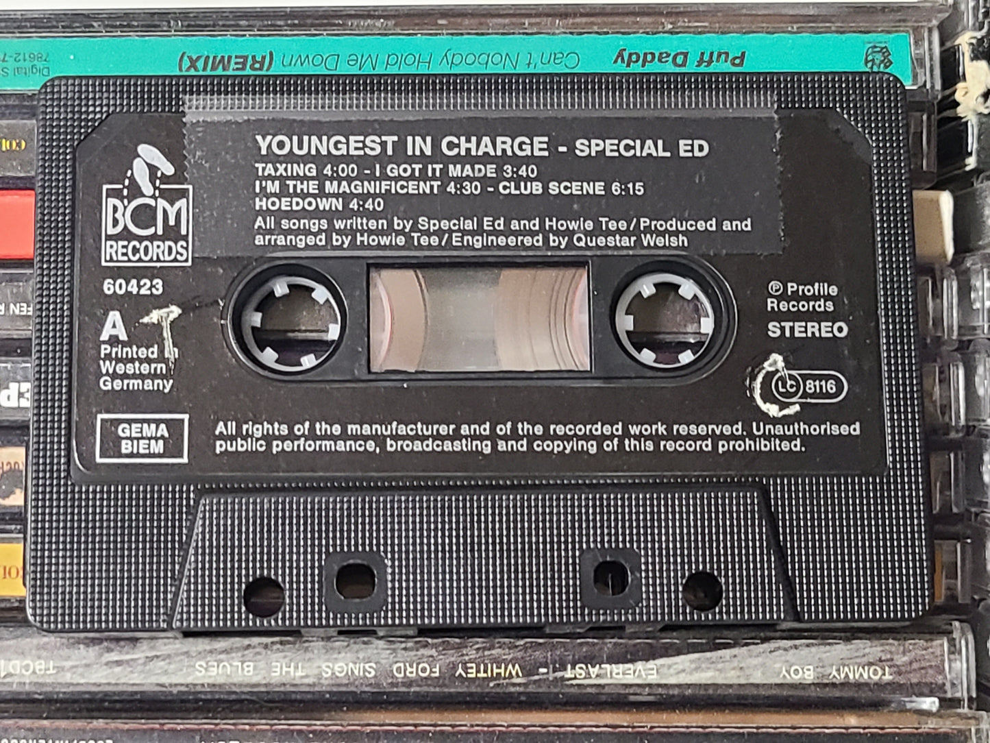 Special Ed Youngest In Charge Cassette Tape