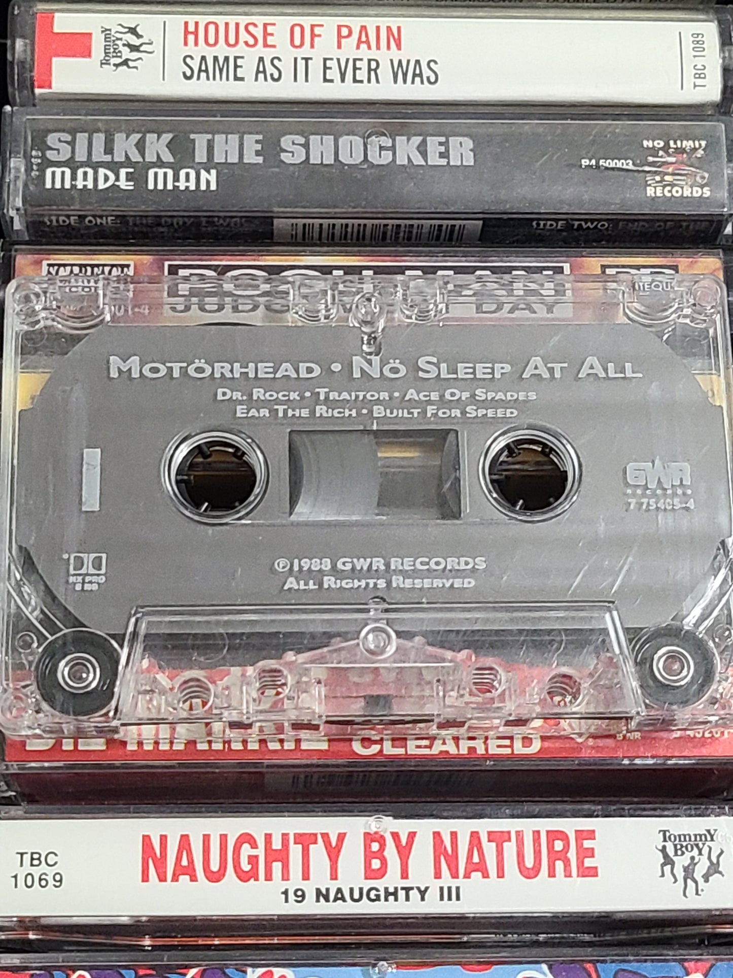 Motorhead No Sleep At All Cassette Tape