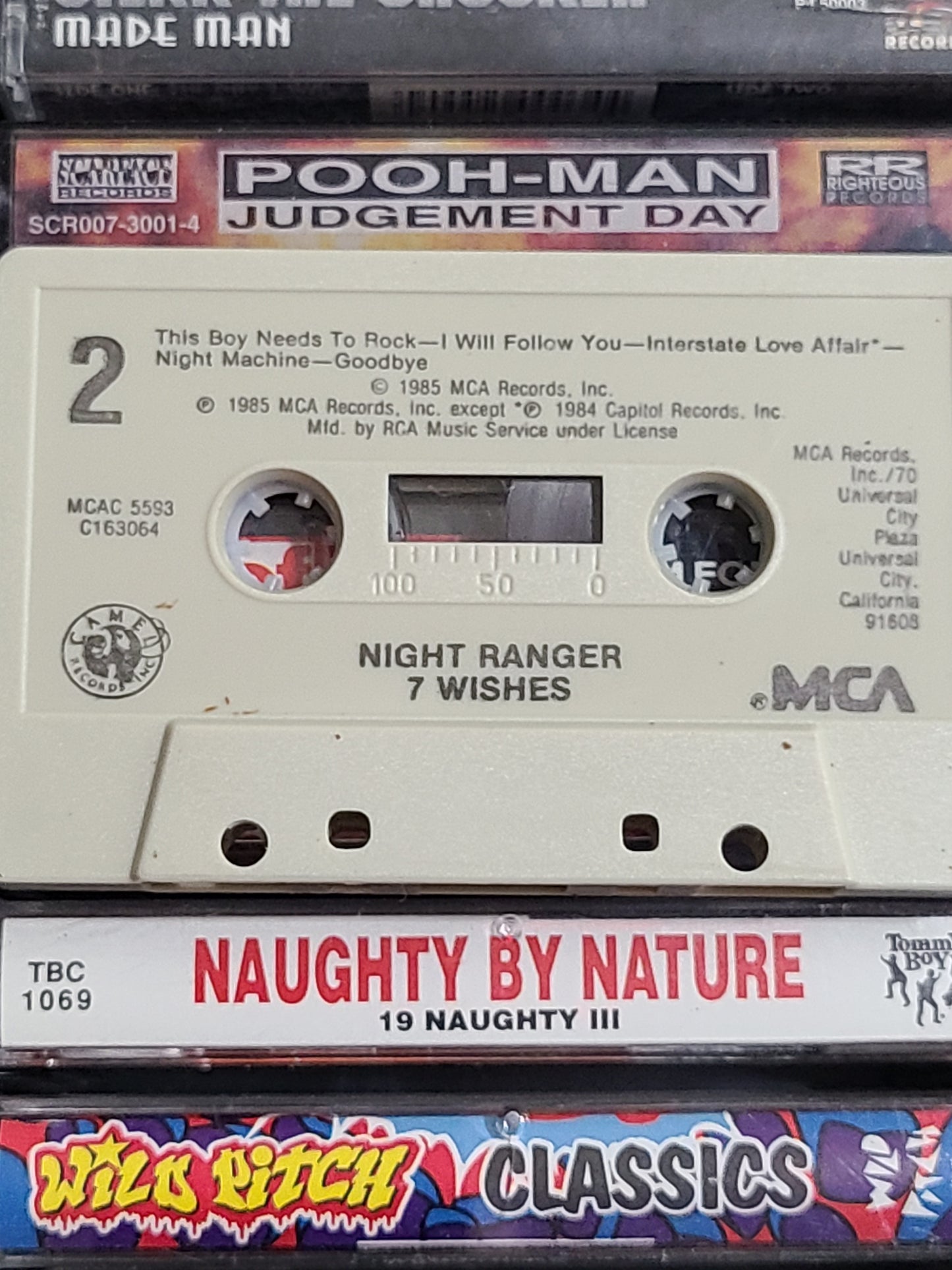Night Ranger 7 Wishes Cassette Tape
