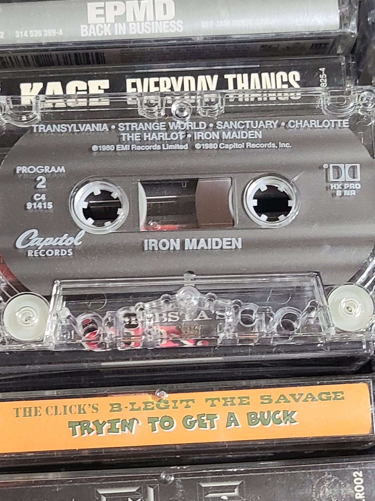 Iron Maiden Cassette Tape Heavy Metal Rare HTF OOP