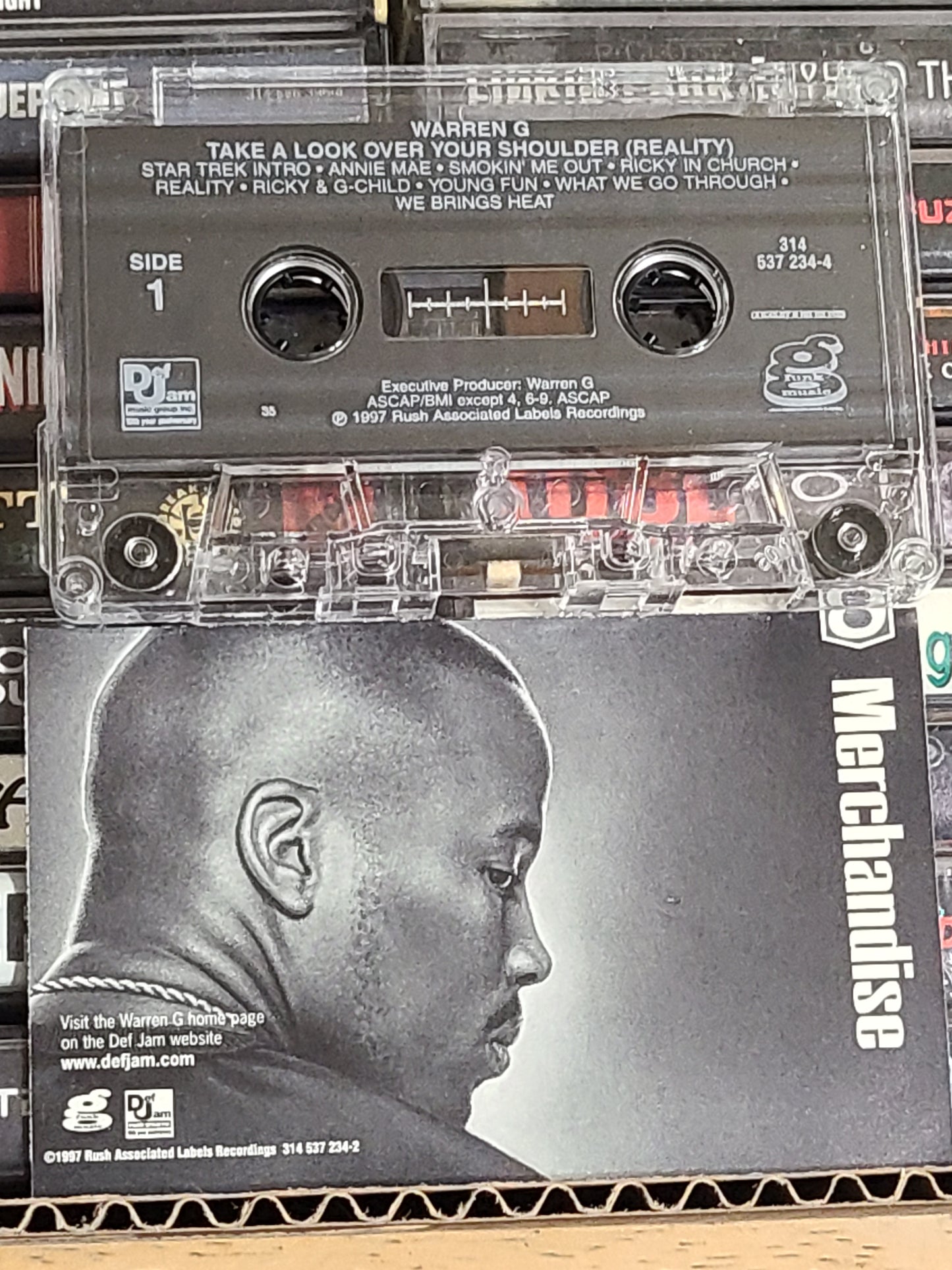 Warren G Take a Look Over Your Shoulder Cassette Tape Album Def Jam