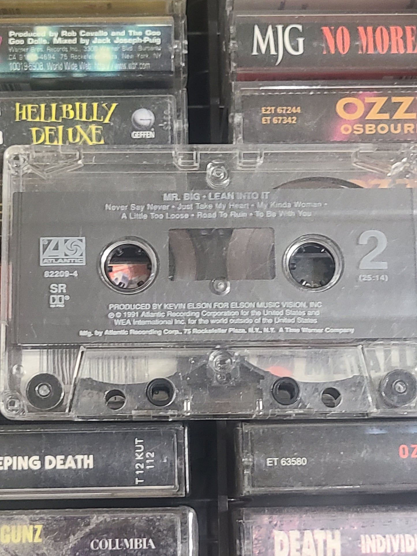 Mr. Big Lean Into It Cassette Tape