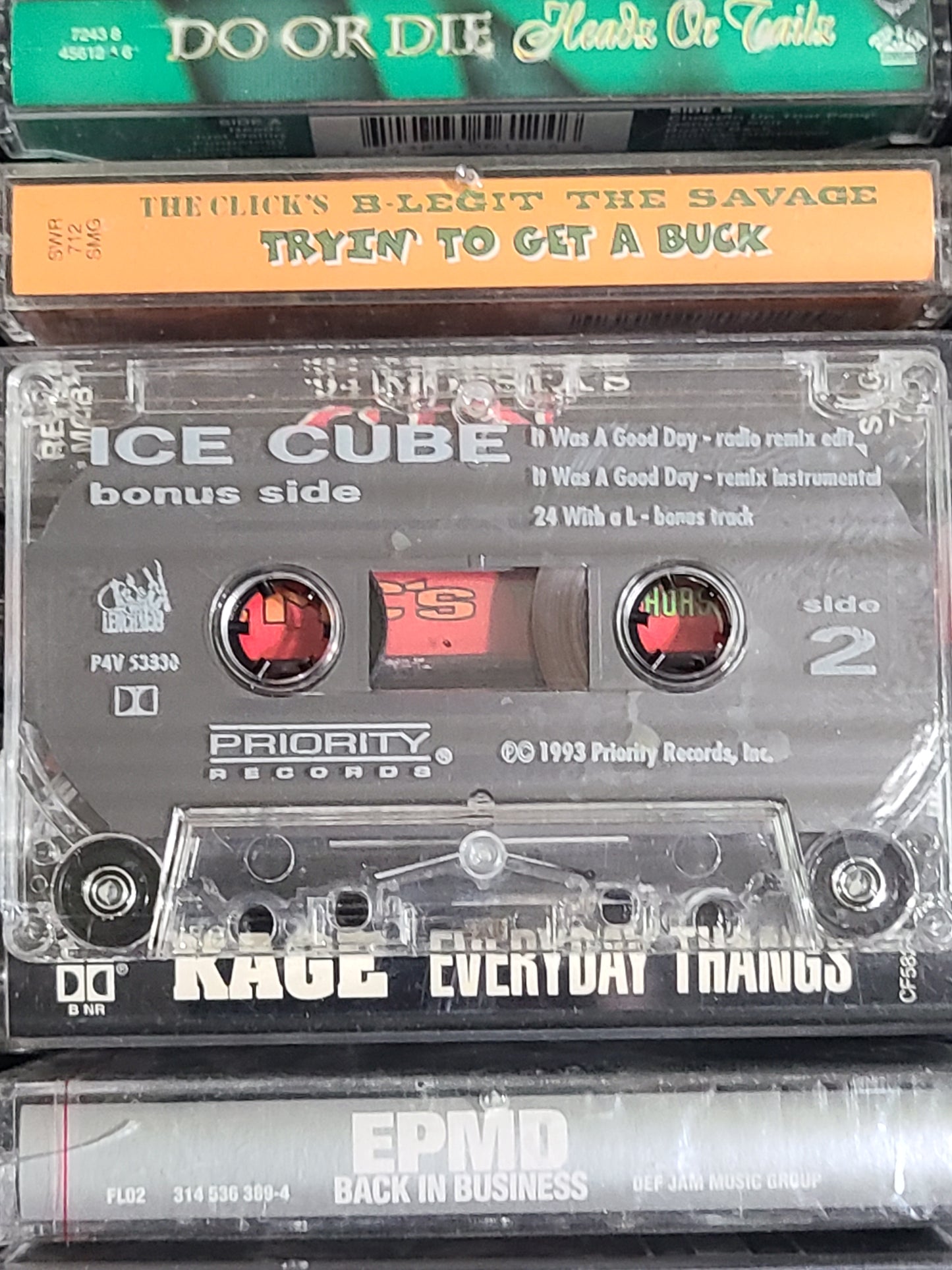 Ice Cube Check Yo Self Hip Hop Cassette Tape