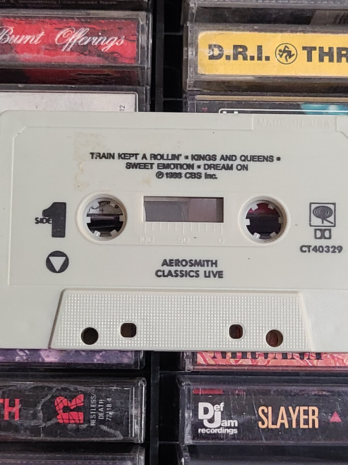 Aerosmith Classics Live Cassette Tape