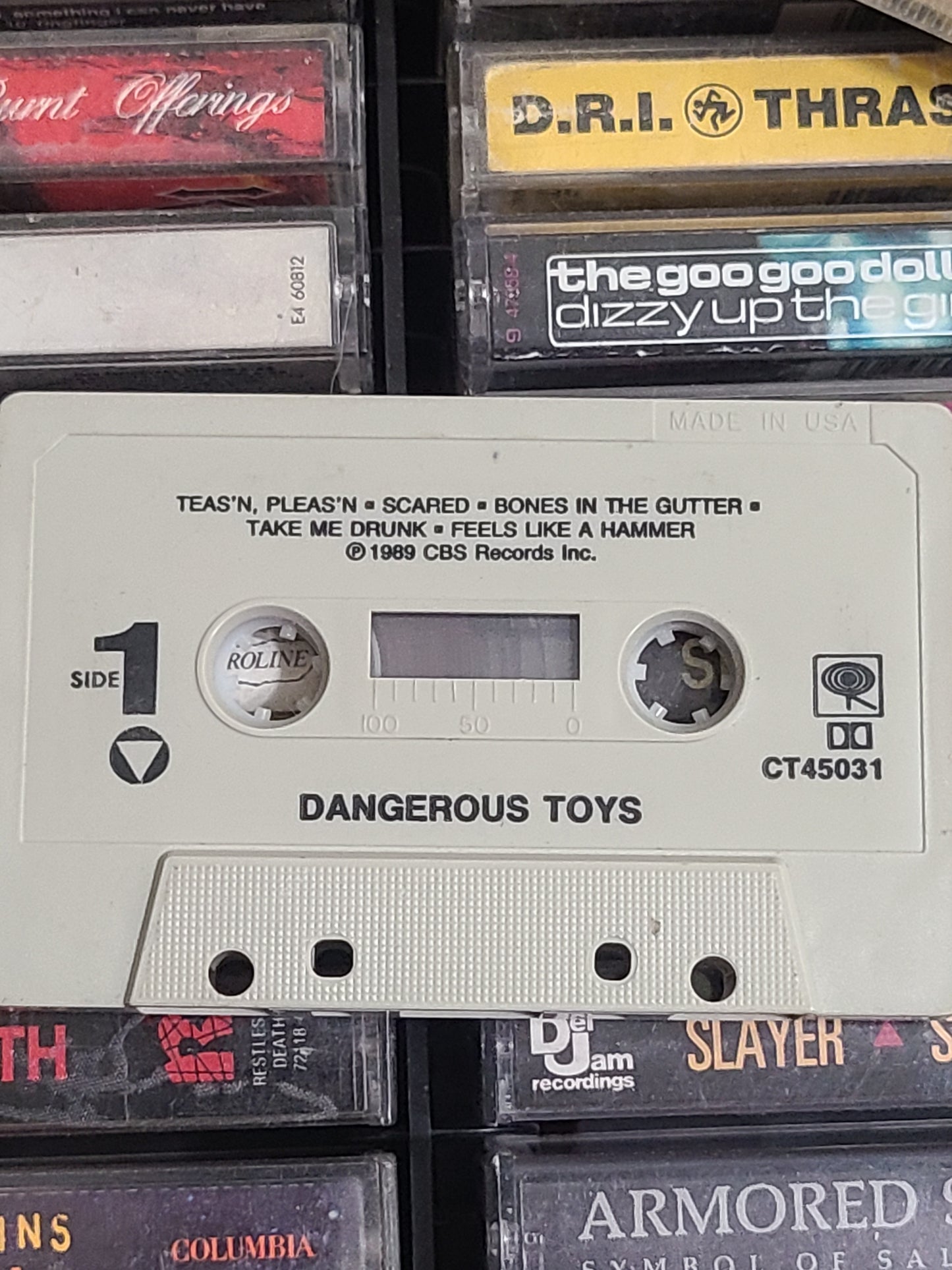 Dangerous Toys Hellacious Arces Cassette Tape