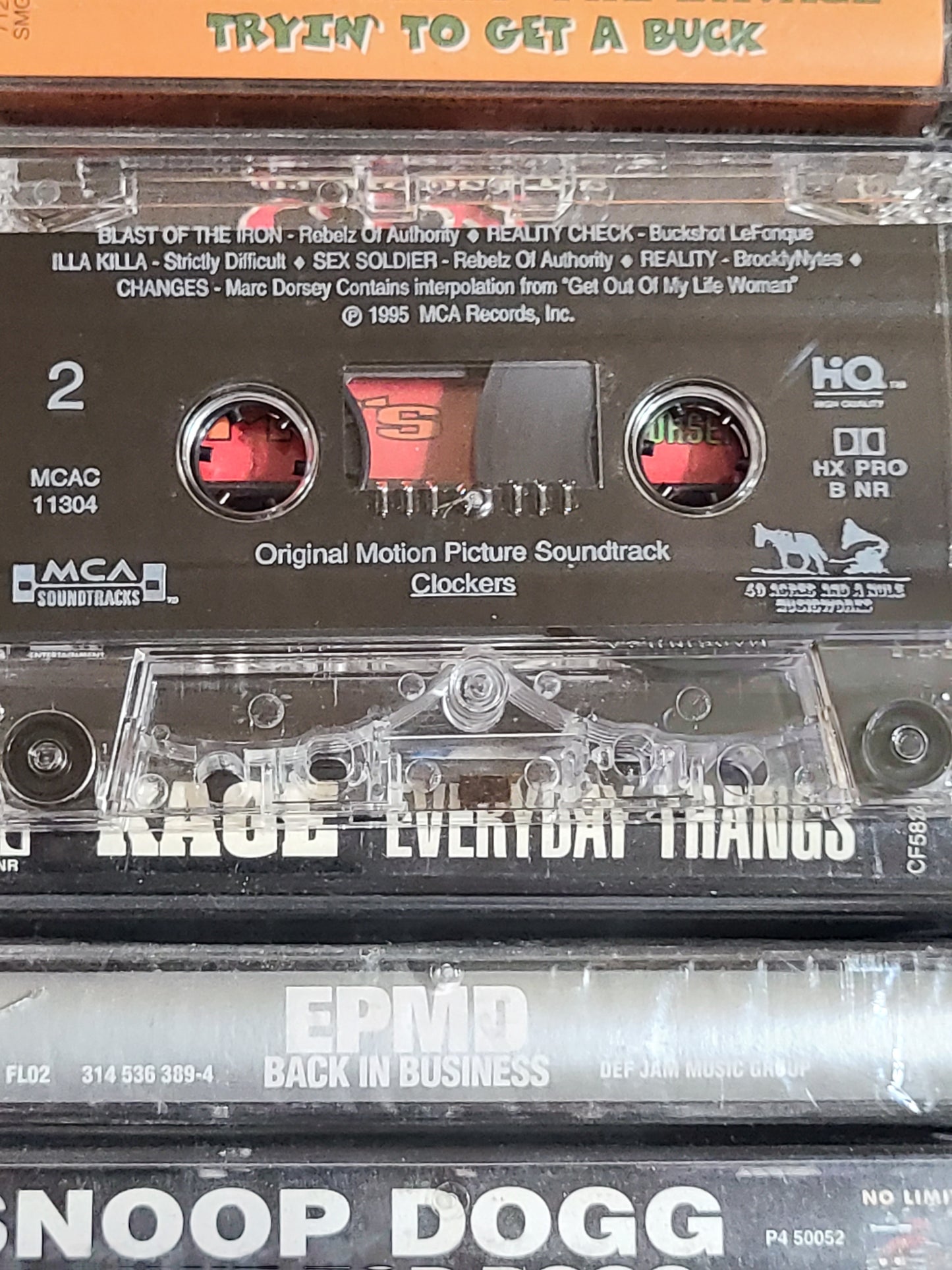 Clockers Soundtrack Cassette Seal Chaka Khan Marc Dorsey