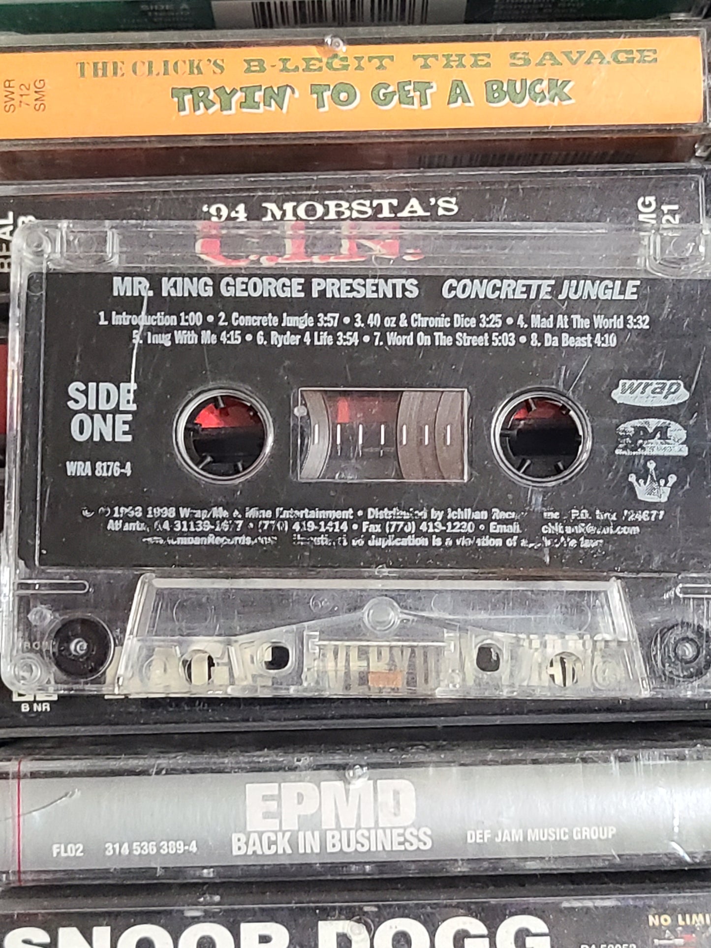 King George Presents Concrete Jungle Cassette Brotha Lynch Rare HTF OOP