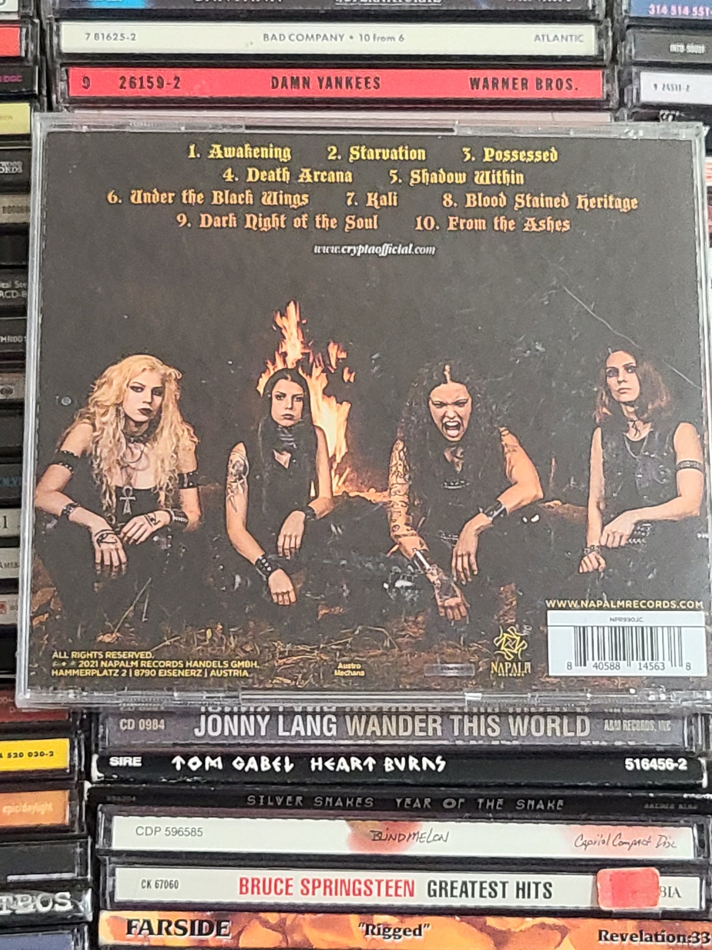 Crypta Echoes of the Soul CD New Metal Rare