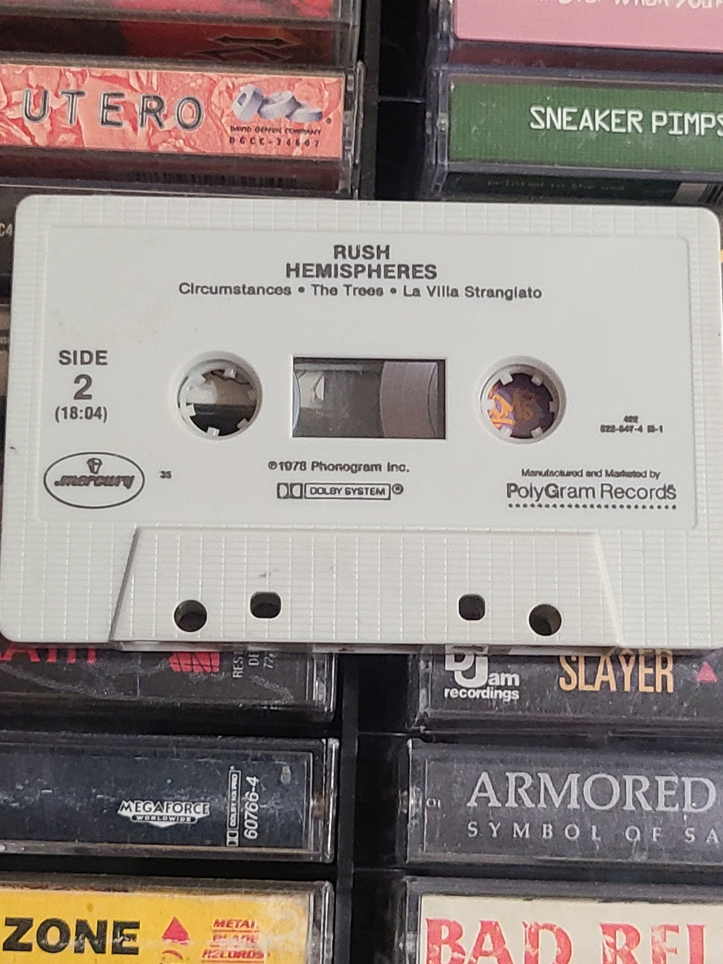 Rush Hemispheres Cassette