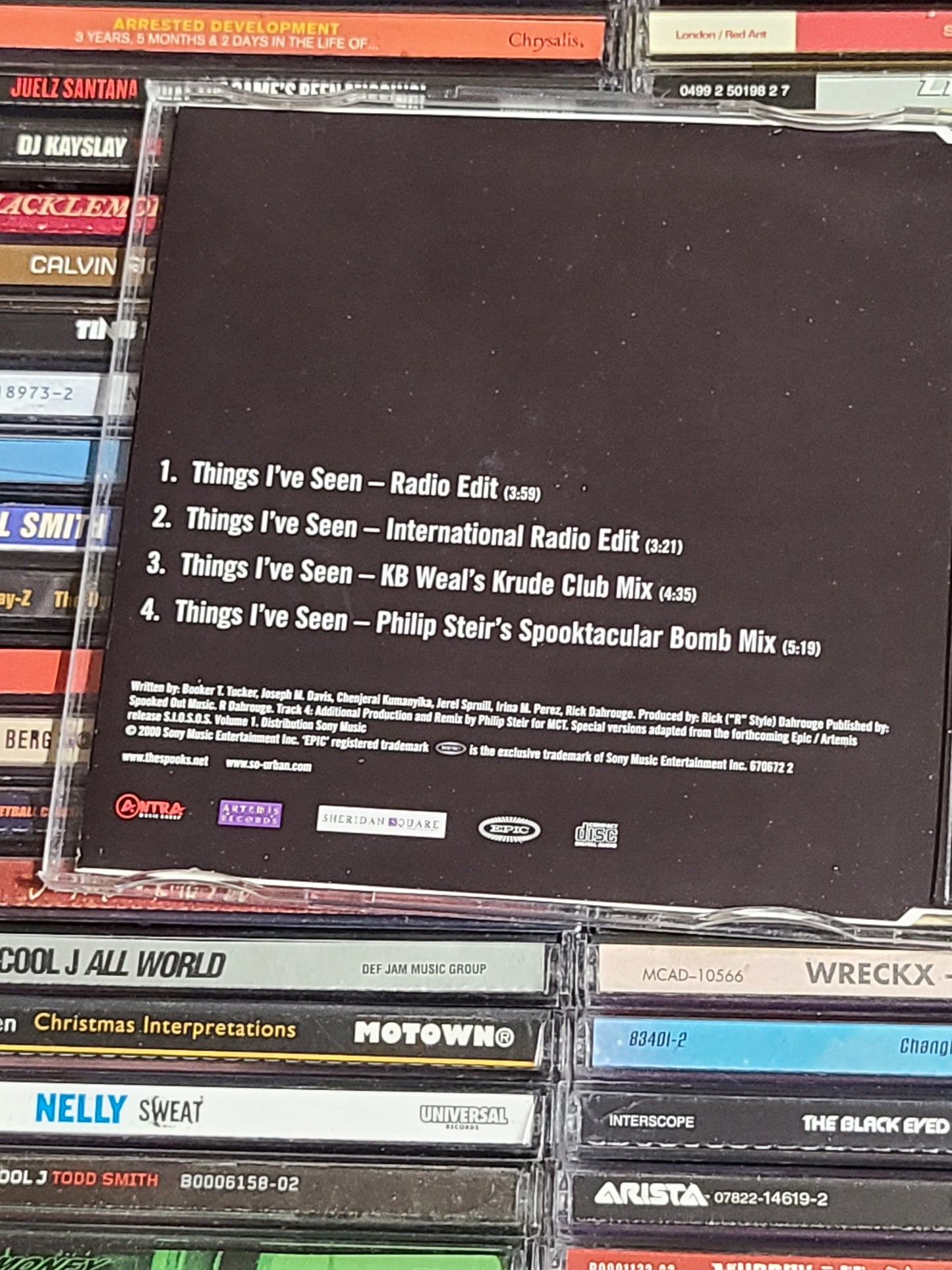 Spooks Things I've Seen 5-Track Single Promo CD Import Rap/Hip Hop