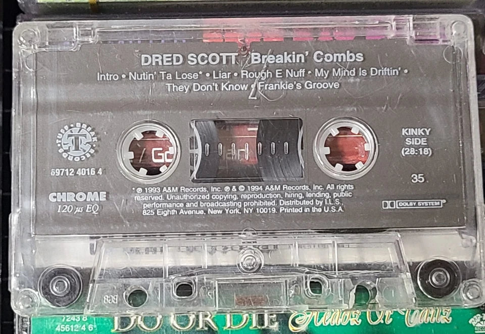 Dred Scott Breakin' Combs Cassette Rare HTF OOP