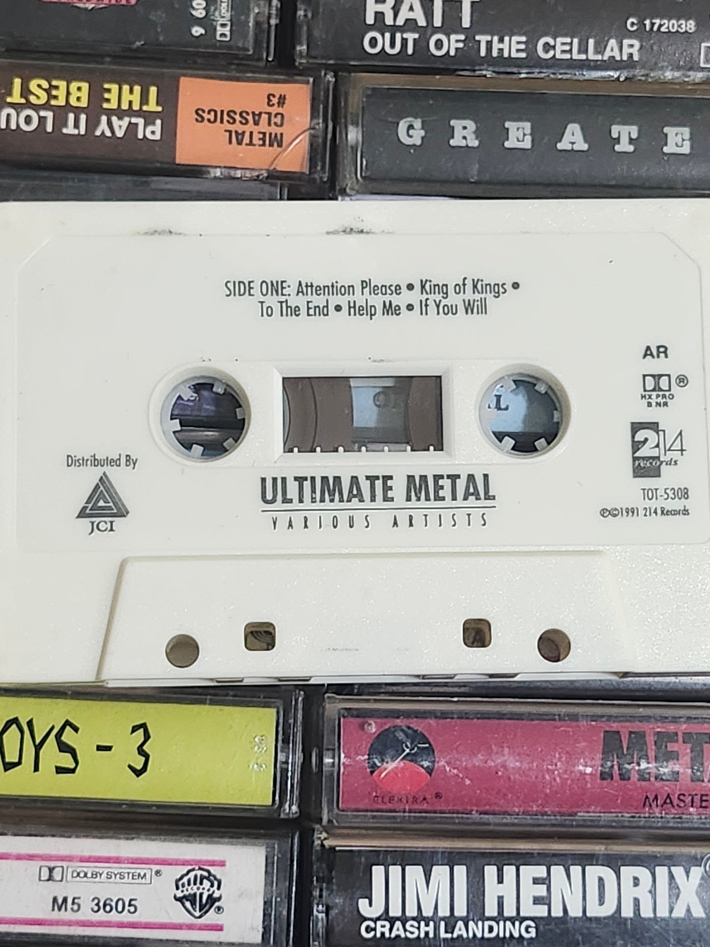Ultimate Metal Cassette Tape Whitecross Zion Deliverance Xalt Bloodgood