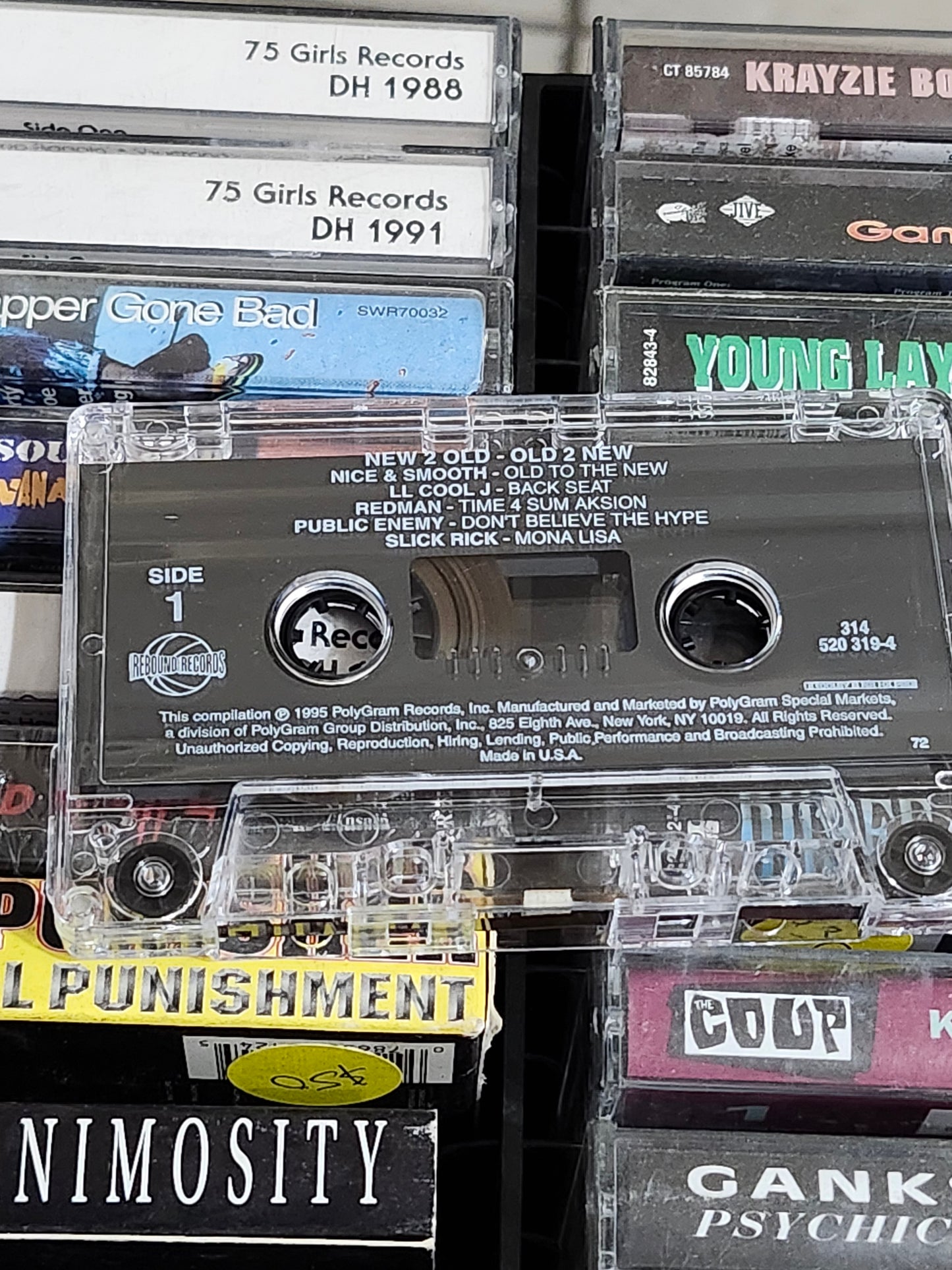 Def Jam New 2 Old Cassette Slick Rick Public Enemy Beasties LL Cool J