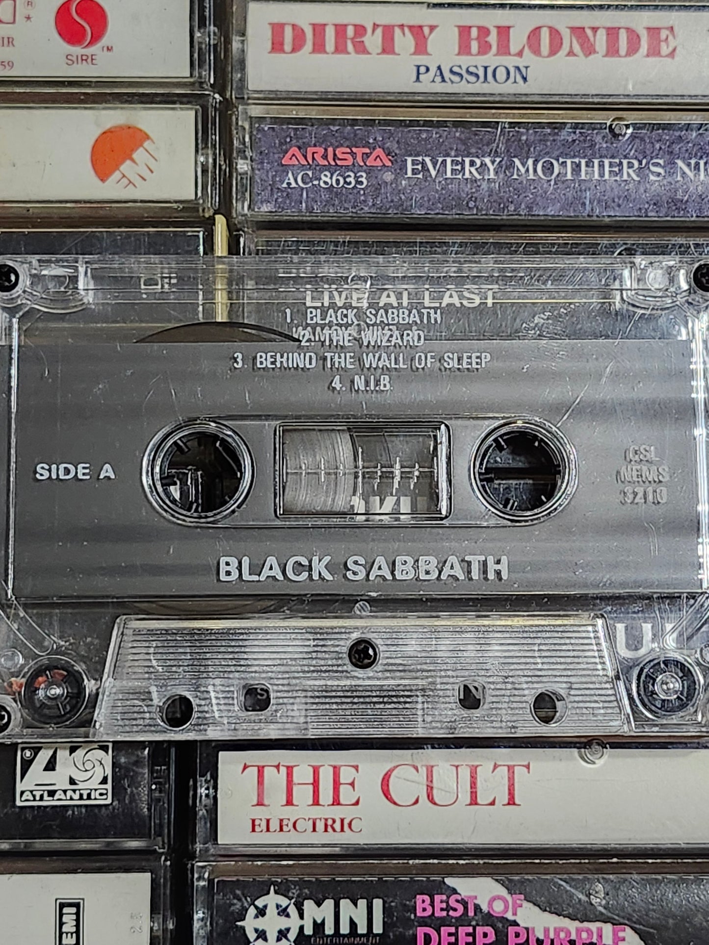 Black Sabbath Cassette Rare HTF OOP 1970 Ozzy