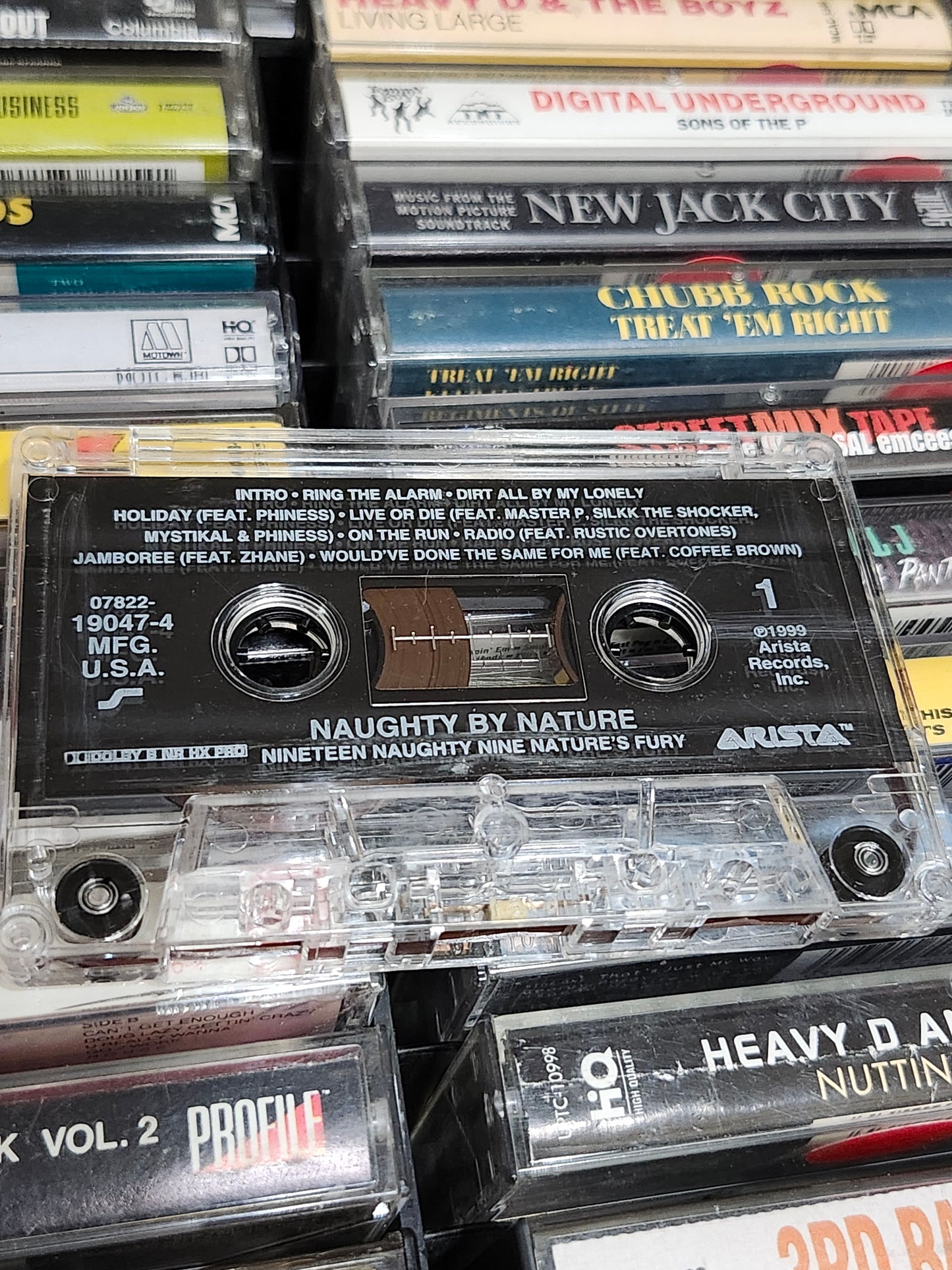 Naughty By Nature Nineteen Naughty Nine: Nature's Fury Cassette Tape