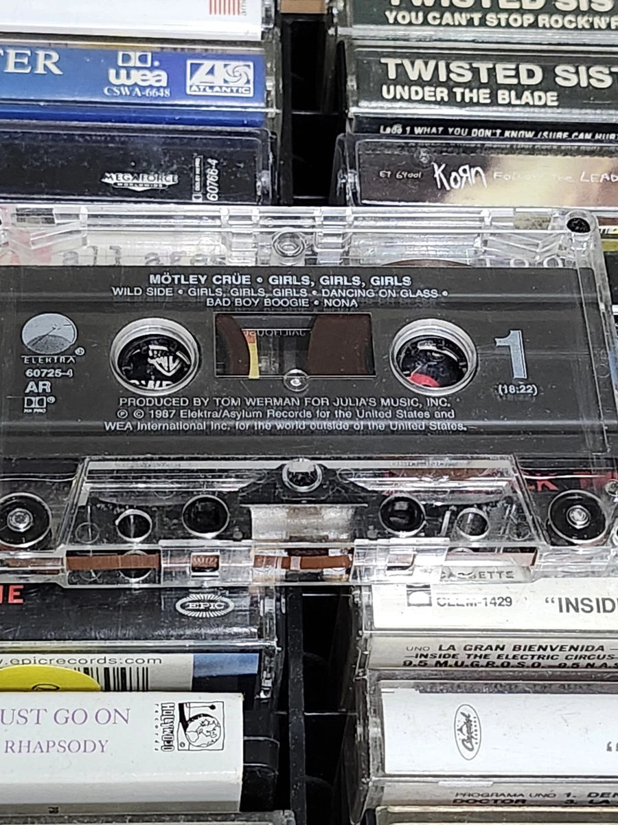 Motley Crue - Girls Girls Girls Cassette