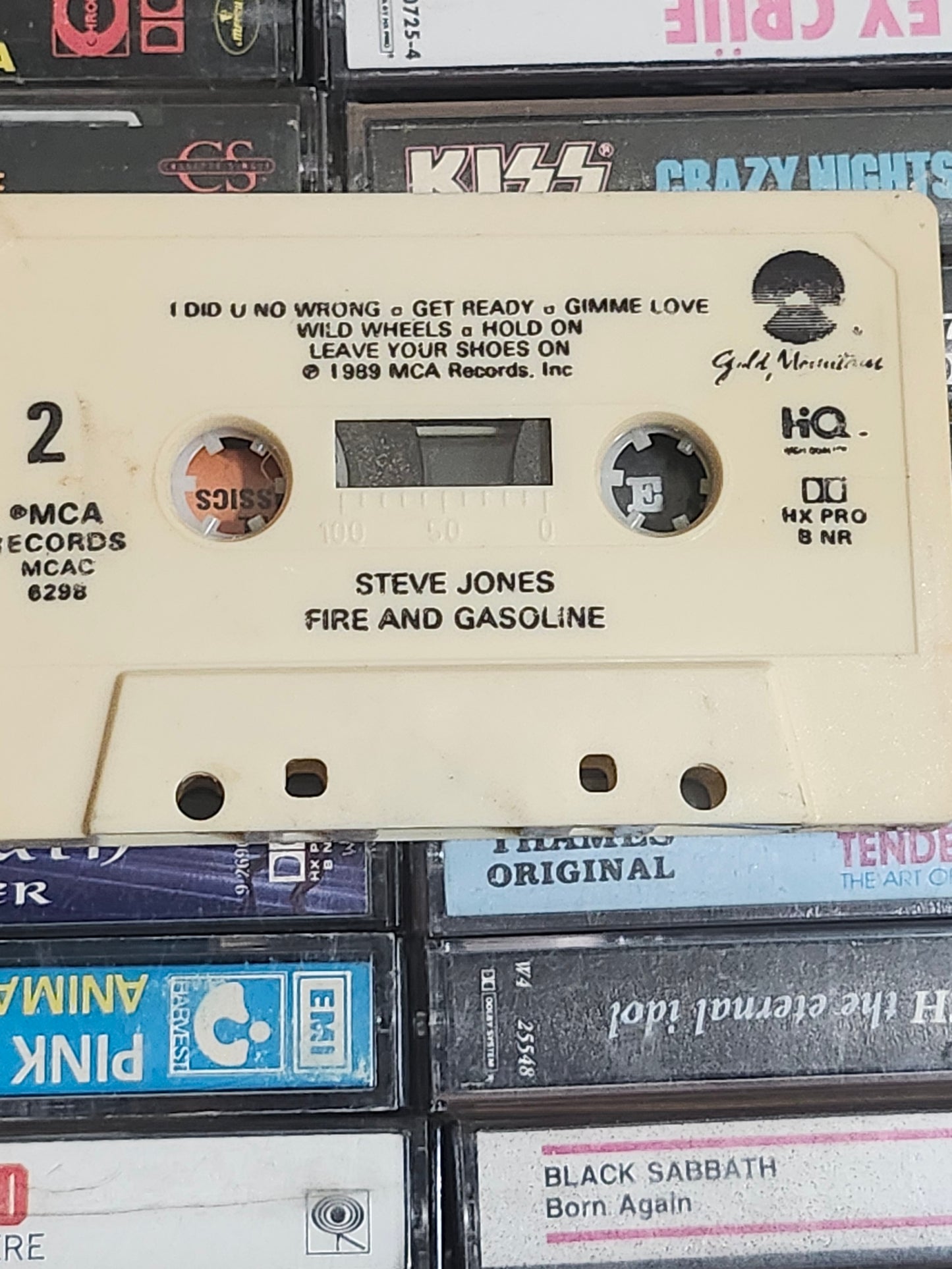 Steve Jones - Fire and Gasoline Cassette