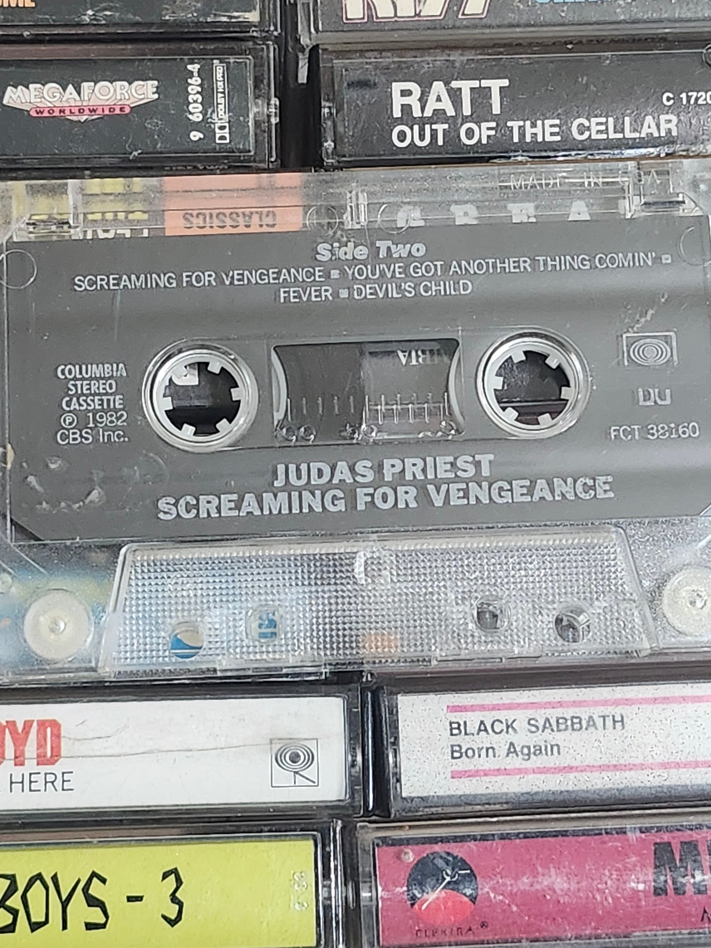Judas Priest Screaming For Vengeance Cassette Tape
