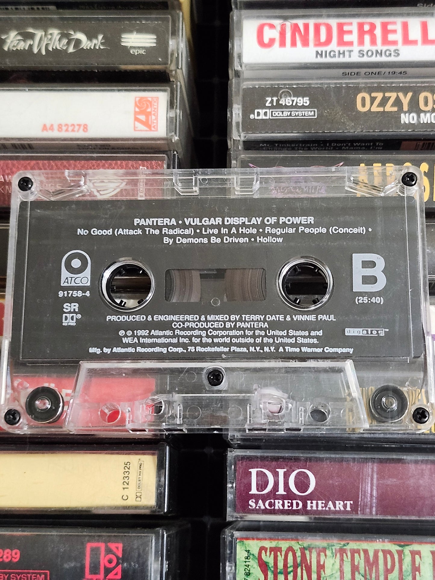 Pantera Vulgar Display of Power Cassette