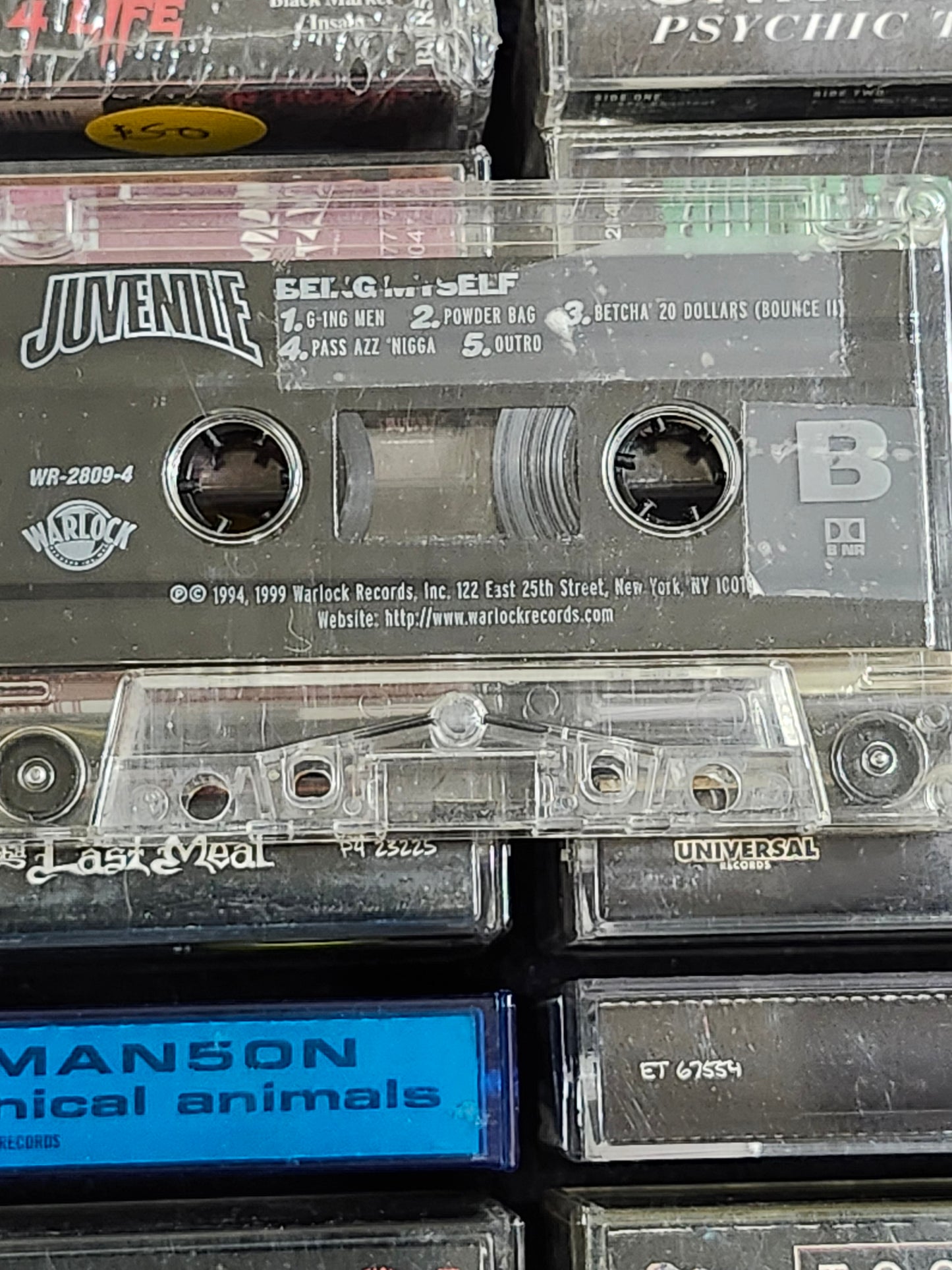 Juvenile Being Myself Cassette Tape Rare HTF OOP