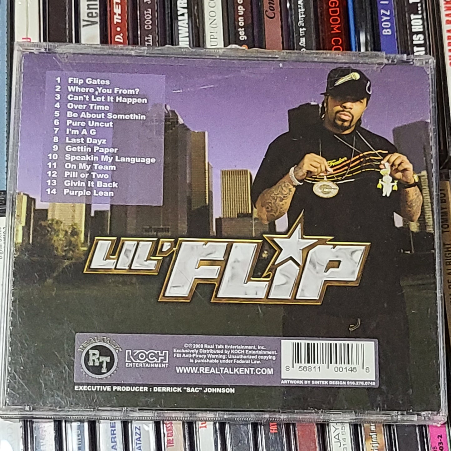 Lil' Flip Featuring Young Noble of The Outlawz - All Eyez On Us CD