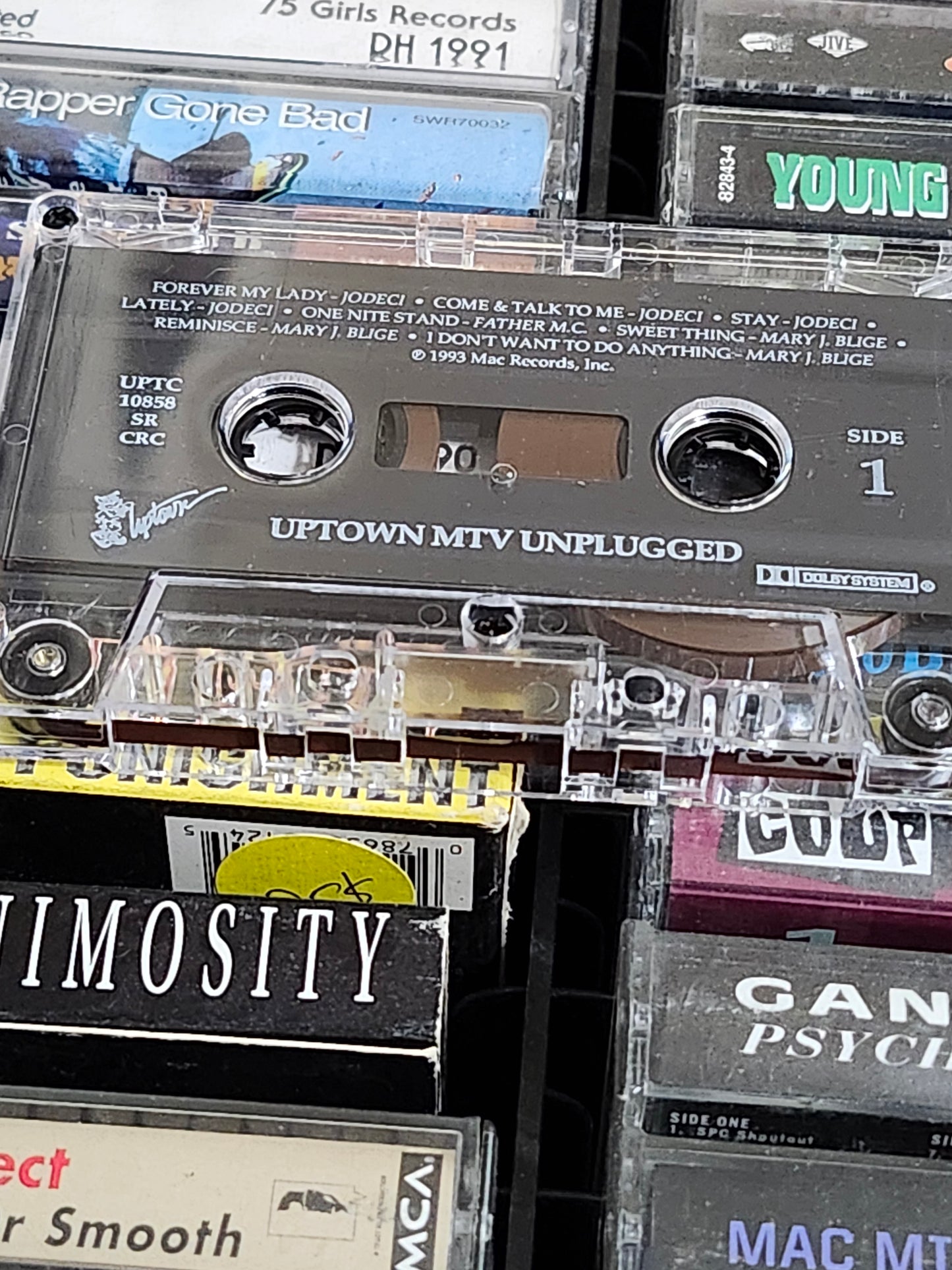 MTV Unplugged Cassette Tape Mary J Blige Heavy D & Boyz Jodeci