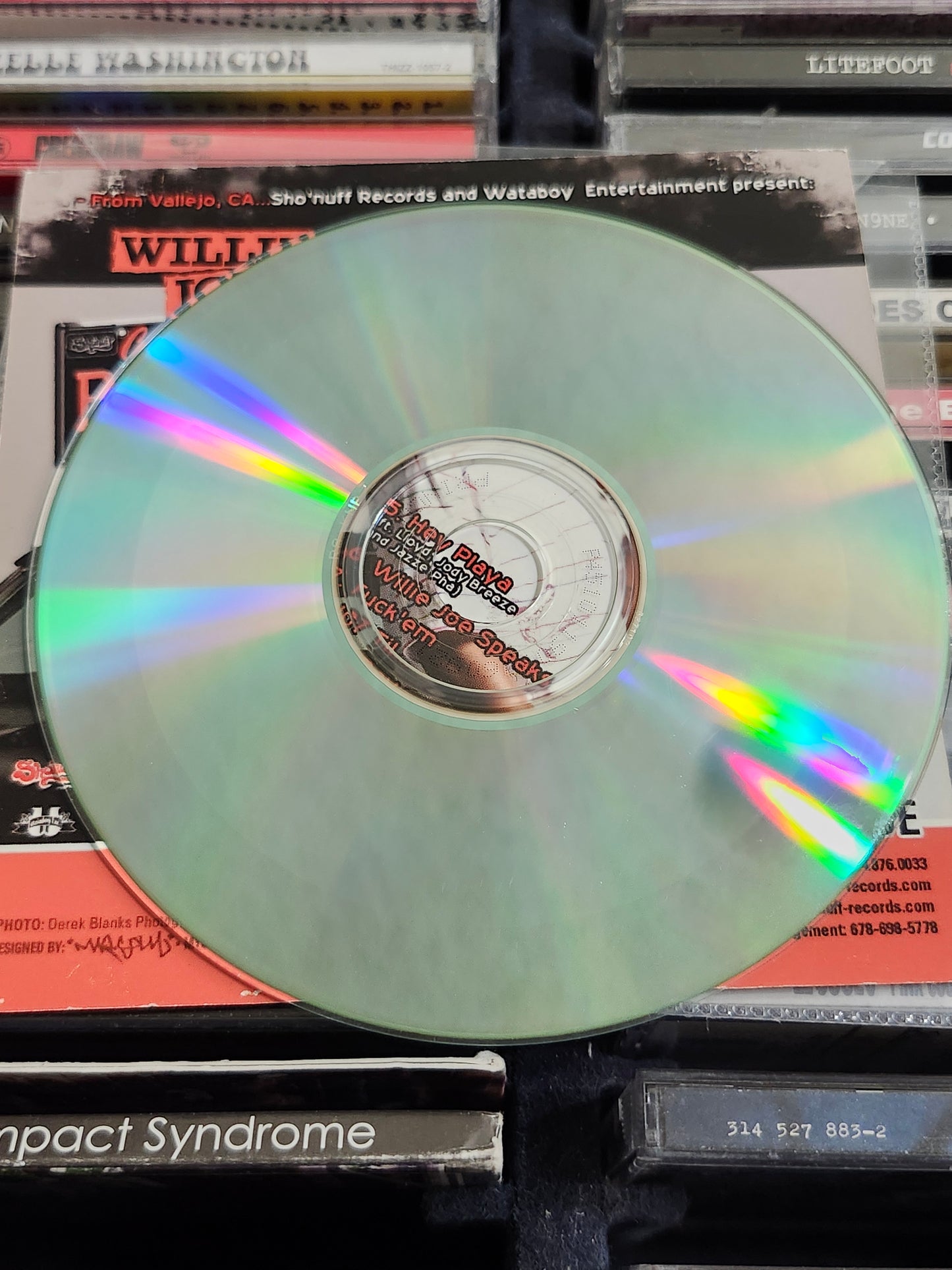 Willie Joe Bay'd Out CD Mixtape Rare HTF OOP Shady Nate Mistah FAB Dru Down