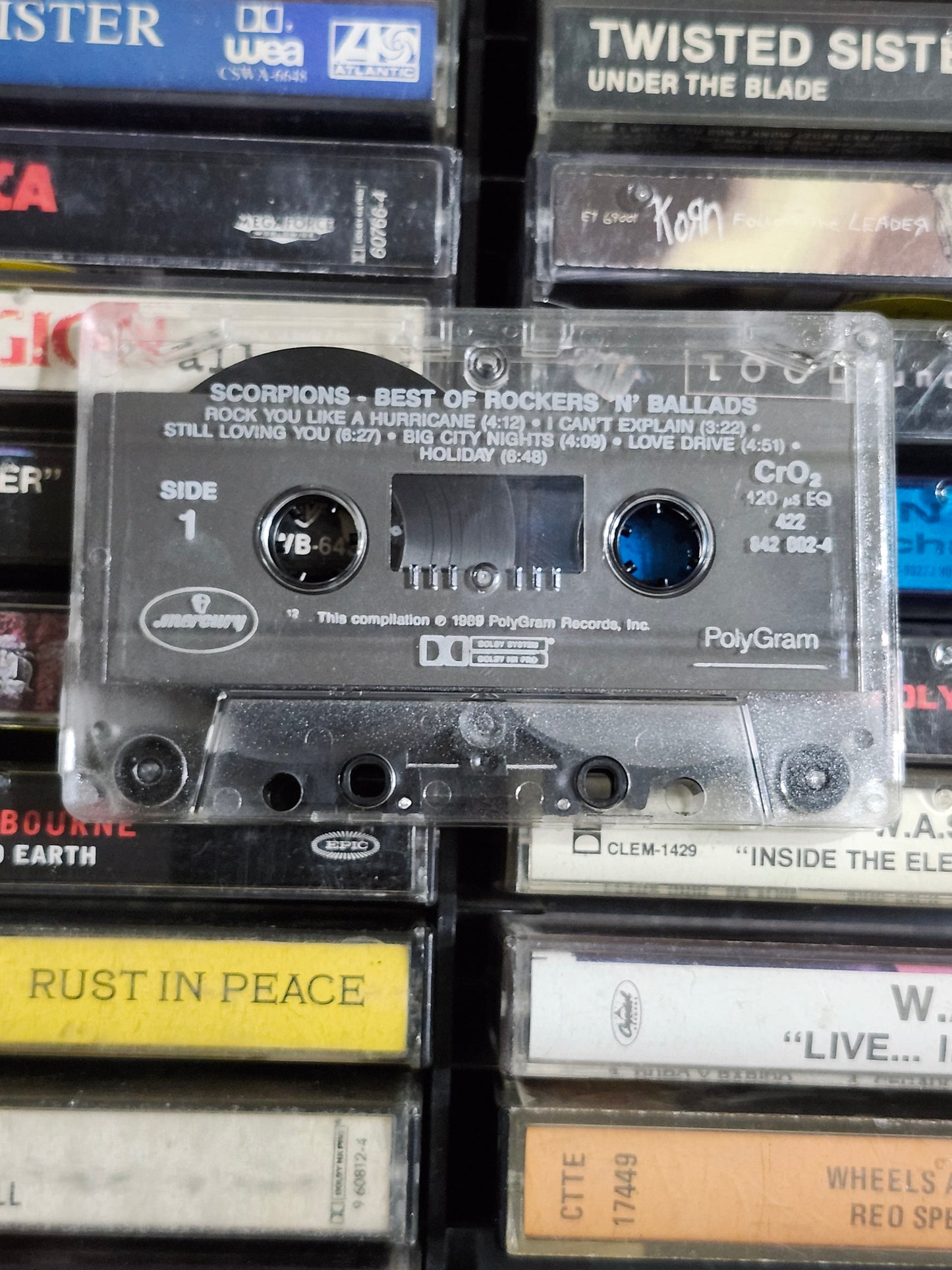 Scorpions Best of Rockers n Ballads Cassette