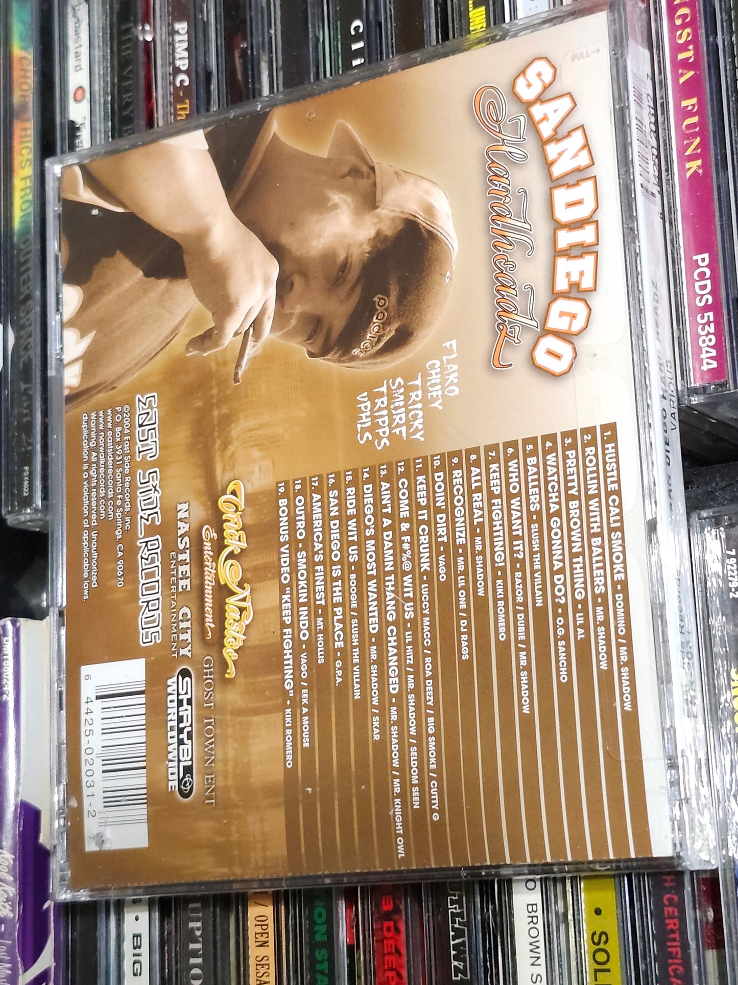 Trick Nastee Hardheadz CD Mr Shadow Mr Lil One Domino Chicano OOP Rare HTF