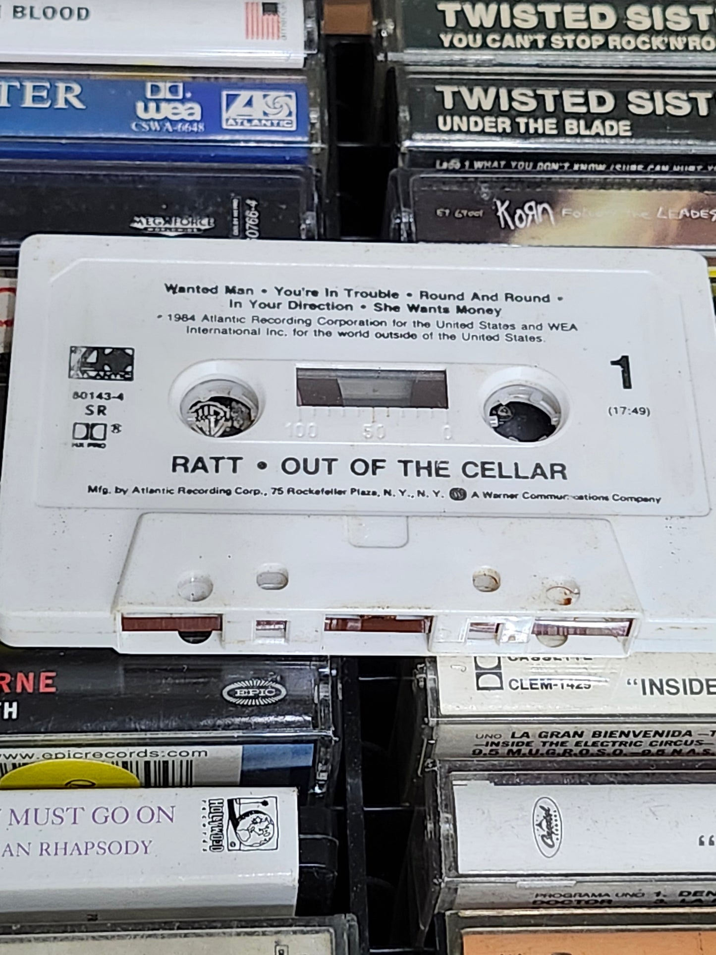 Ratt - Out Of The Cellar Cassette