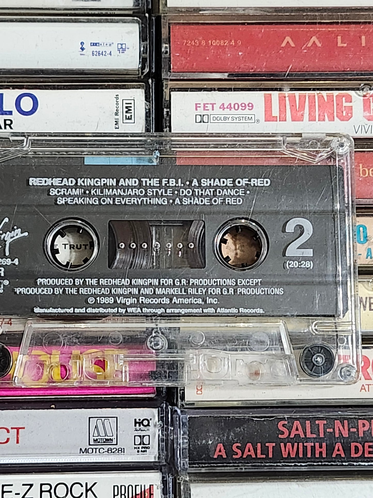 Redhead The Kingpin The F.B.I. A Shade Of Red Cassette Tape Hip-Hop Rap