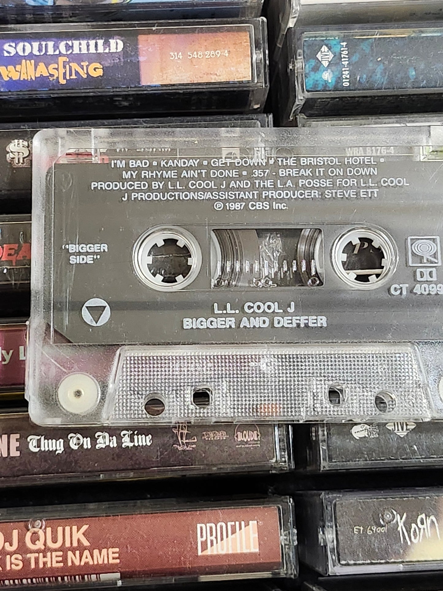 L.L. Cool J Bad Cassette Bigger And Deffer