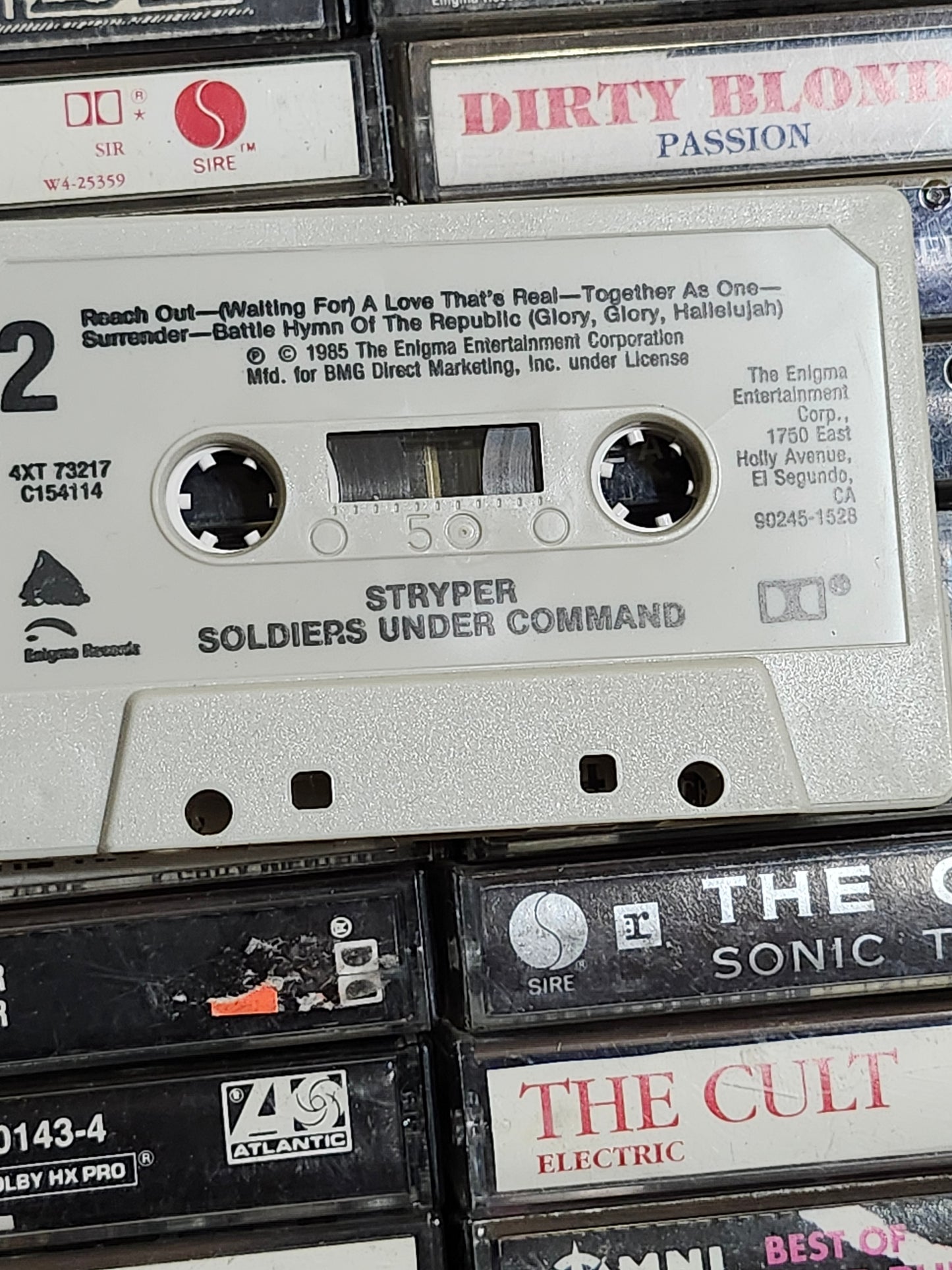 Stryper Isaiah 53:5 Soldiers Under Command Cassette Tape
