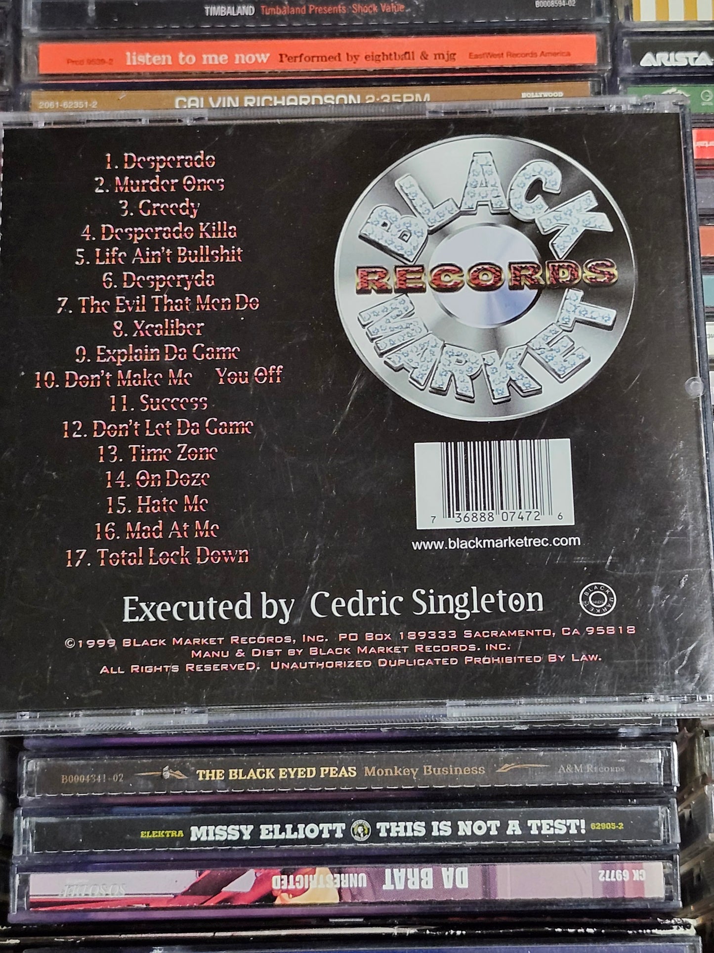 Black Market Records Desperados CD Brotha Lynch Daz C-Bo Keak X-Raided Rare HTF