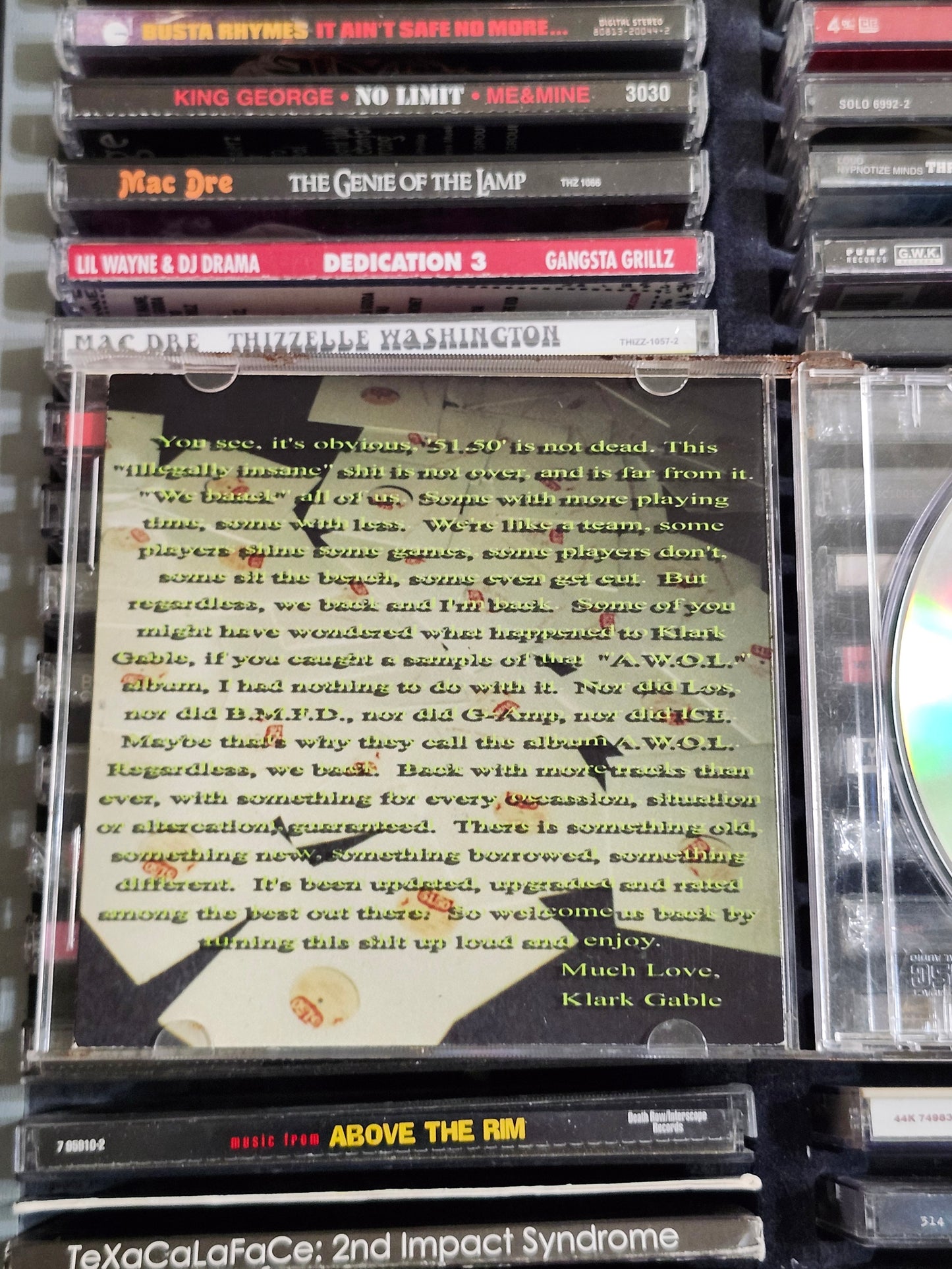 51.50 Illegally Insane- Back From The Asylum CD Rare HTF OOP