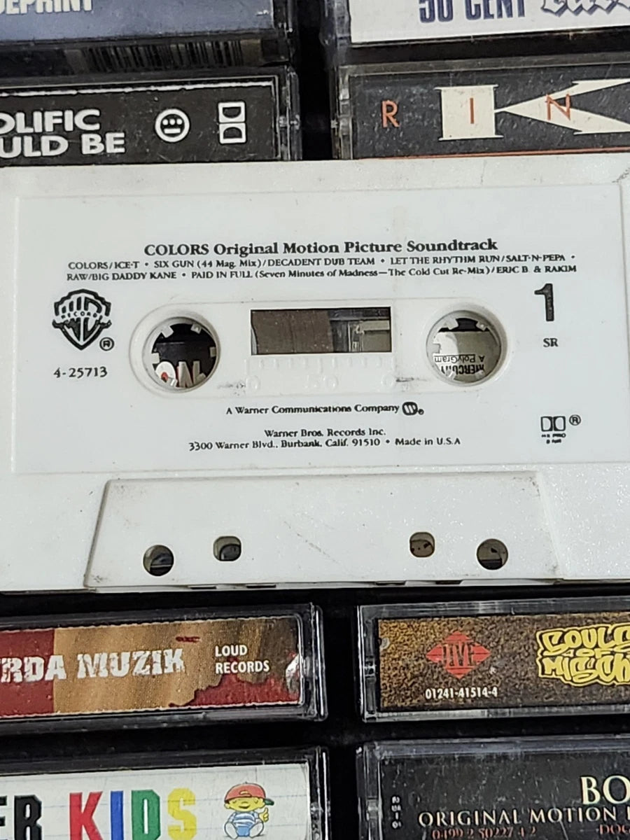 Colors Soundtrack Cassette Tape Rick James MC Shan Kool G Rap