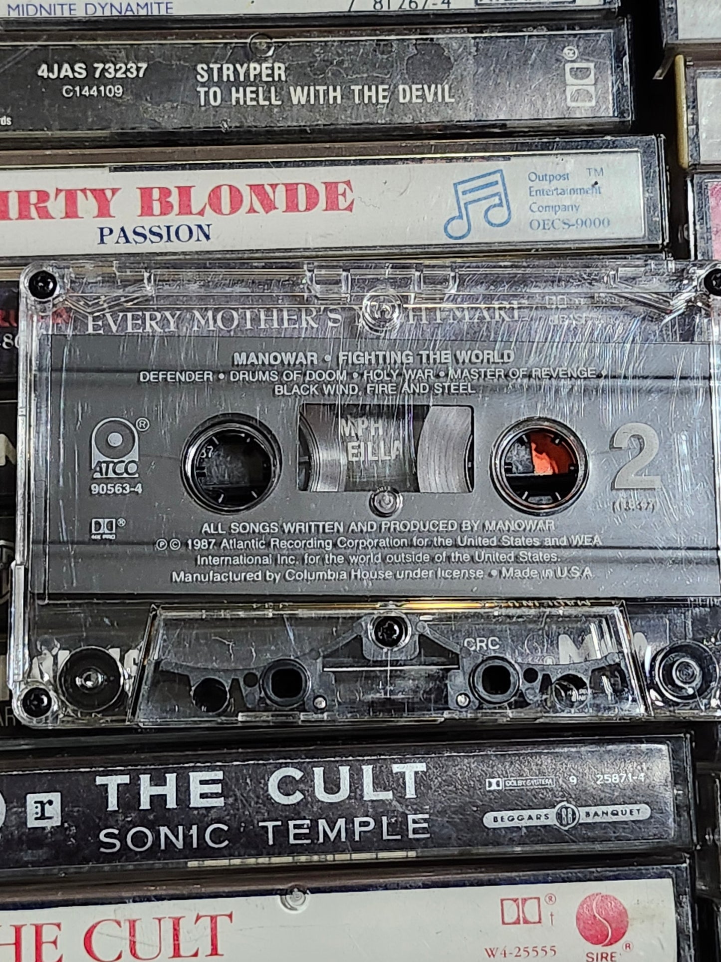 Manowar - Fighting the World Cassette