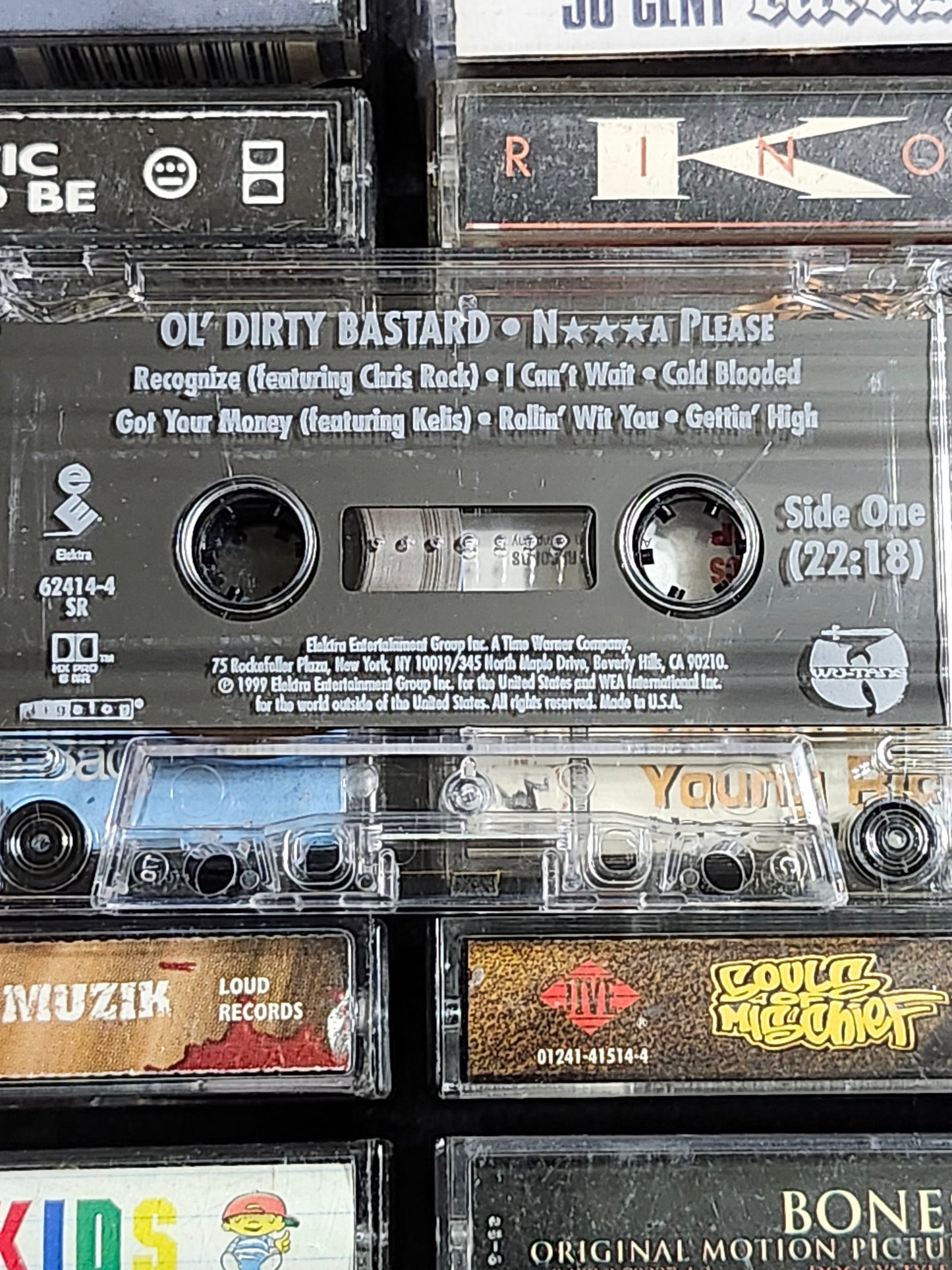 Ol’ Dirty Bastard N*gga Please Cassette Wu-Tang Nigga