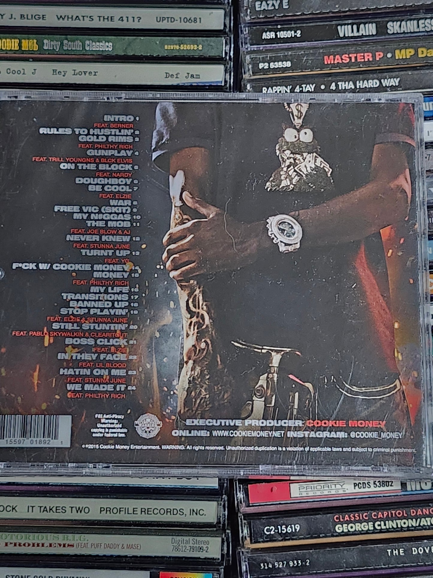 Cookie Money Cookie World CD New Berner Philthy Rich Joe Blow YG Rare HTF OOP
