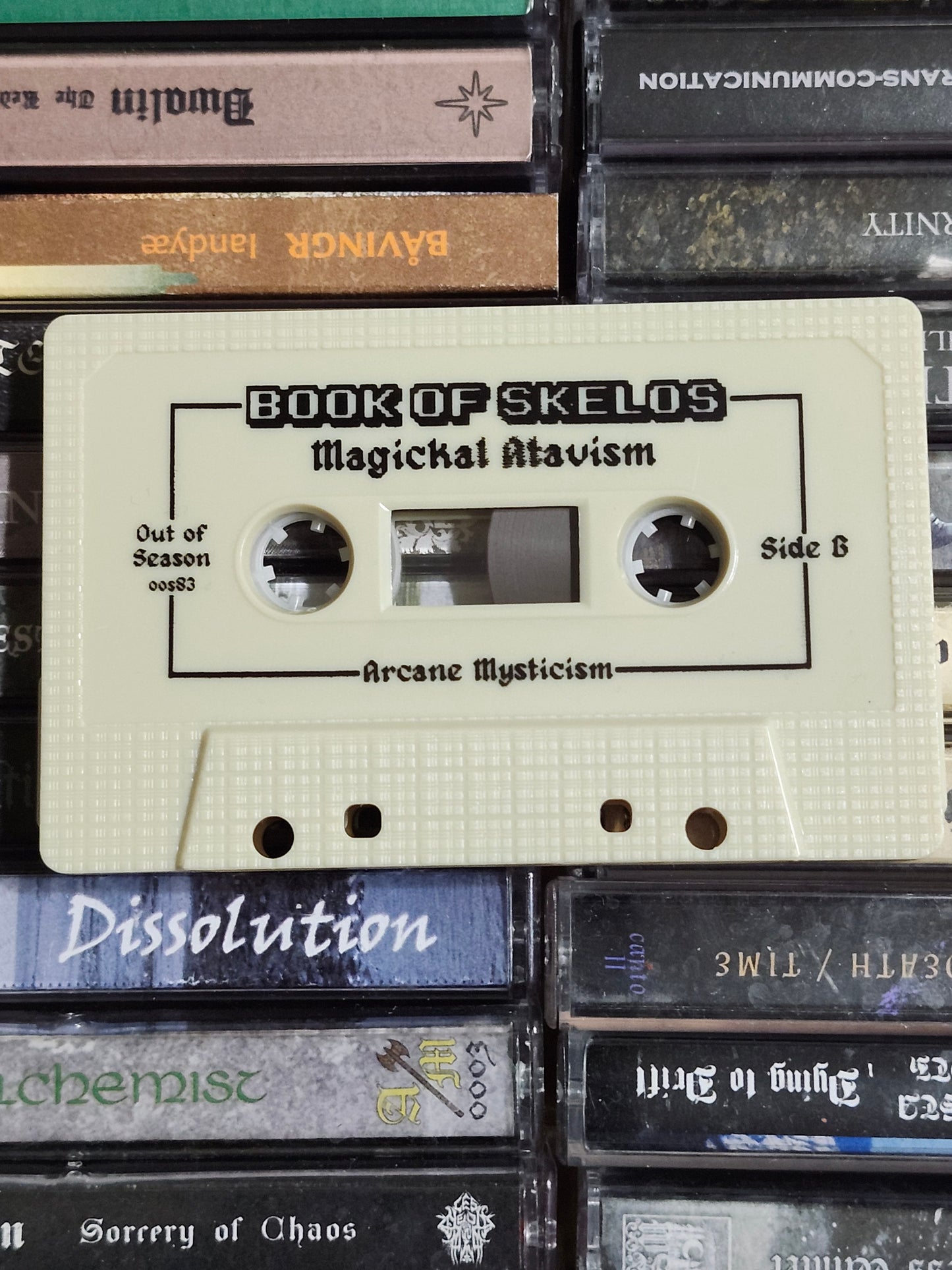 Book Of Skelos Magcikal Atavism Cassette Rare HTF OOP Metal