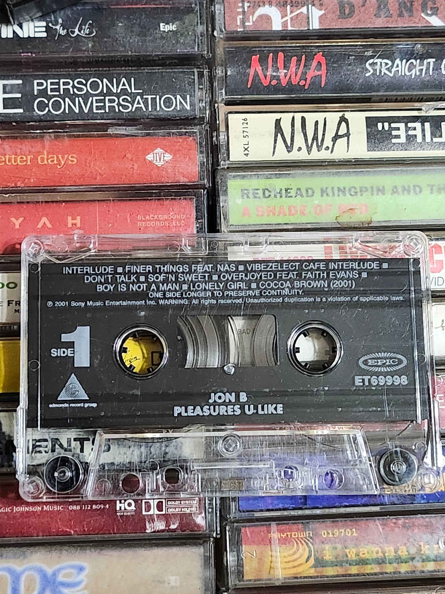 Jon B: Pleasures U Like Cassette Nas Faith Evans AZ