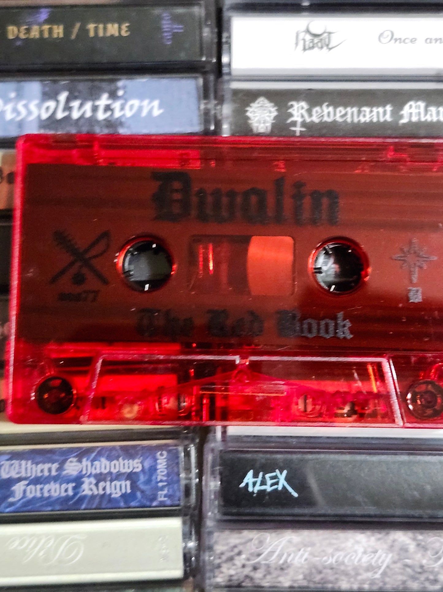 Dwalin – The Red Book Cassette Rare HTF OOP Metal