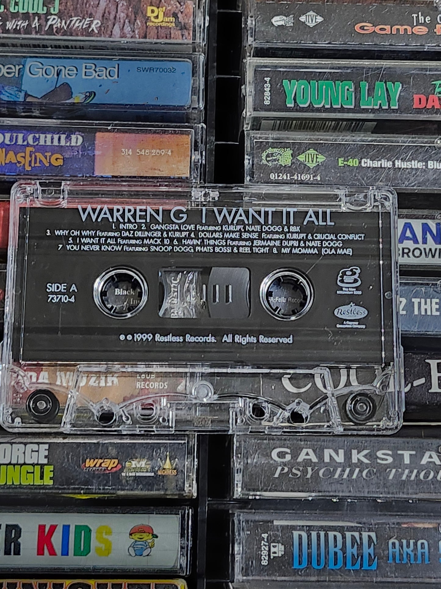 Warren G - I Want It All Cassette DPG Nate Dogg