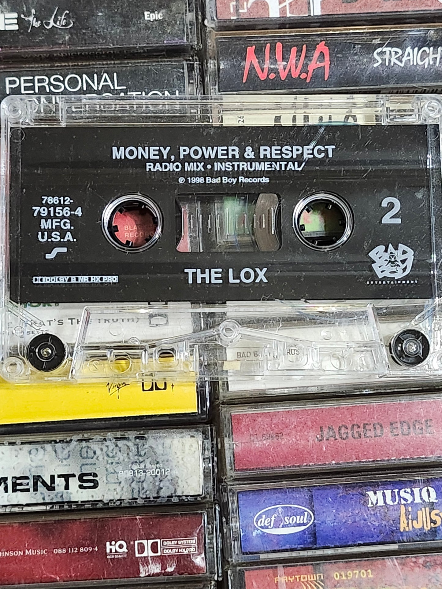 The Lox - Money, Power & Respect Single Bad Boy Records Cassette Radio Mix
