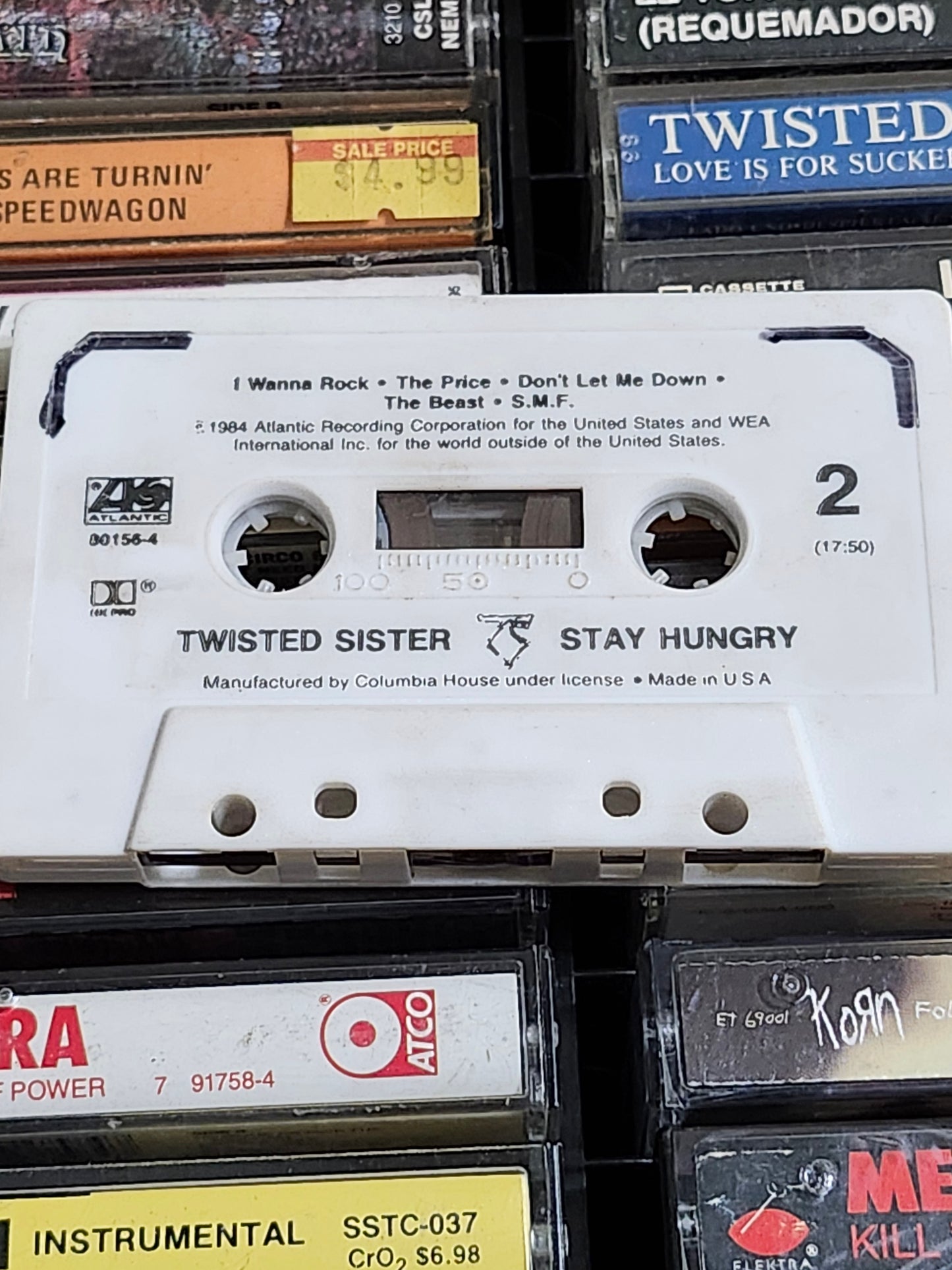 Twisted Sister Stay Hungry Cassette