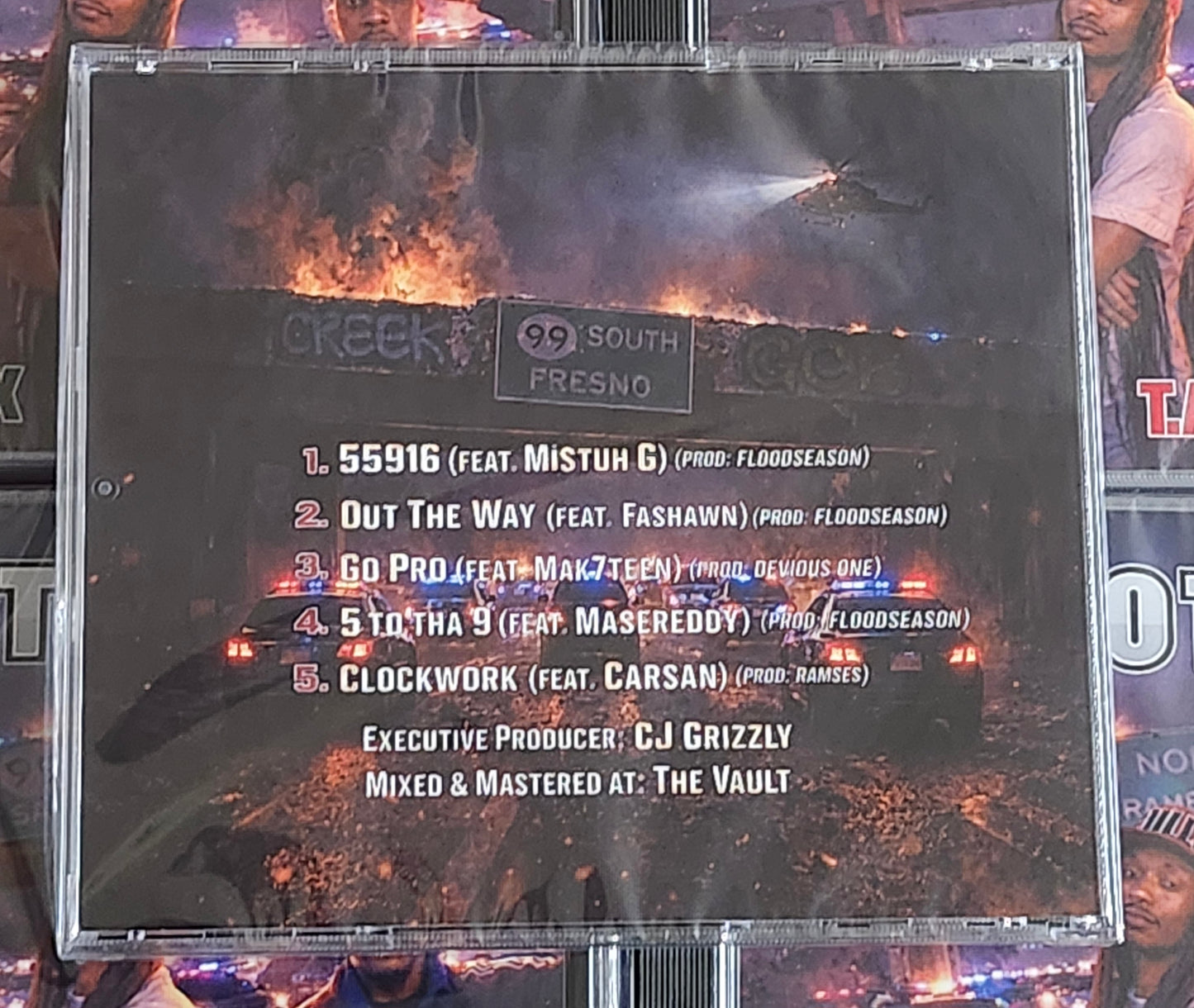 Lil Sicx x T.A. the Handful 5 to tha 9 CD Fashawn