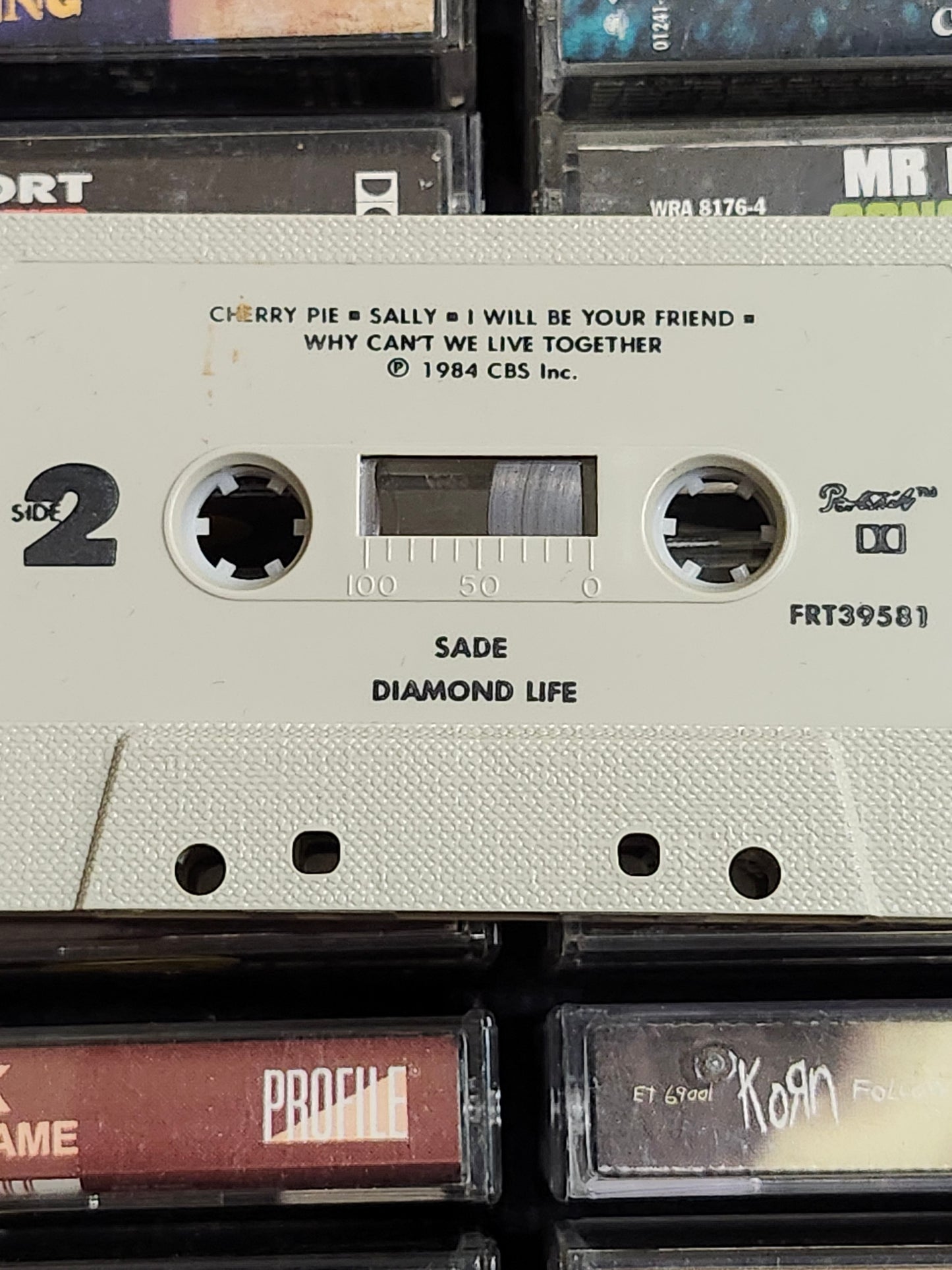Sade Diamond Life Cassette Tape